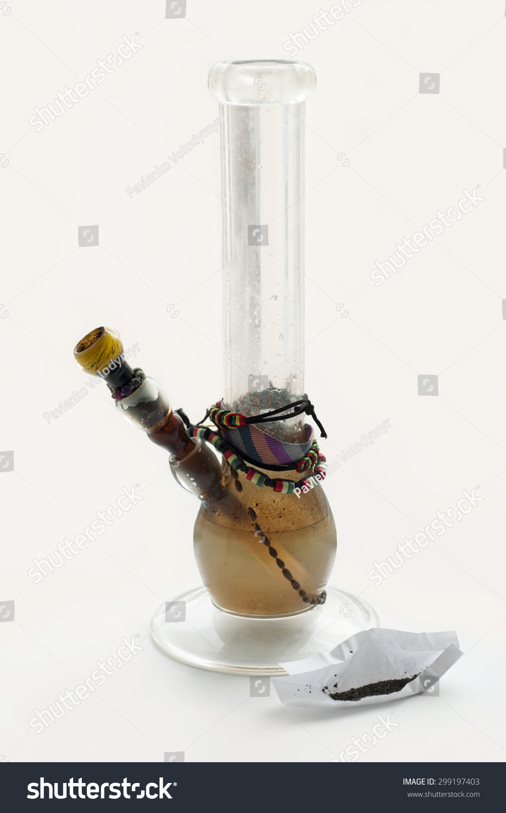 Stylish Bong Isolated On White Background Stock Photo 299197403 