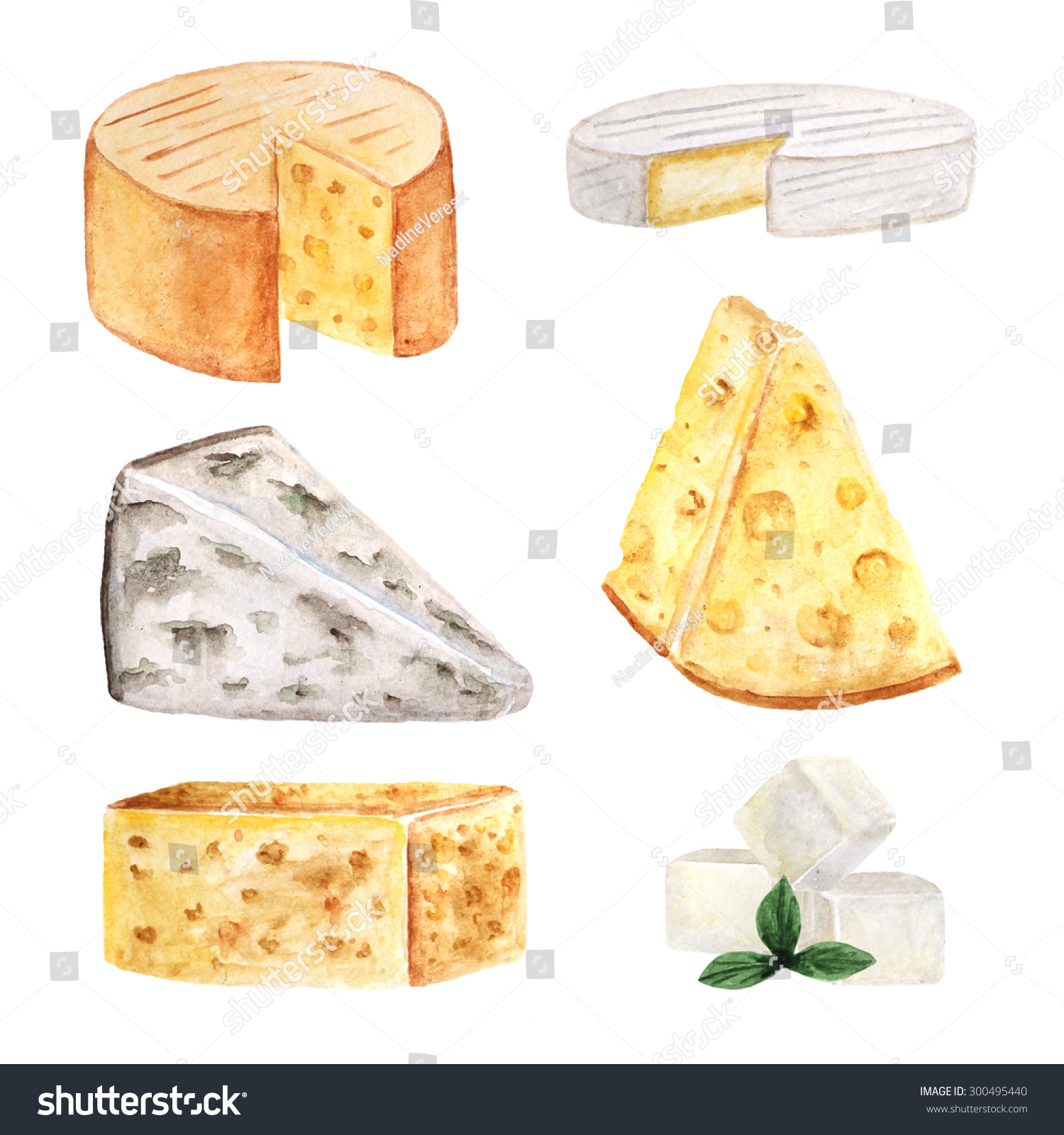 Акварельный сыр