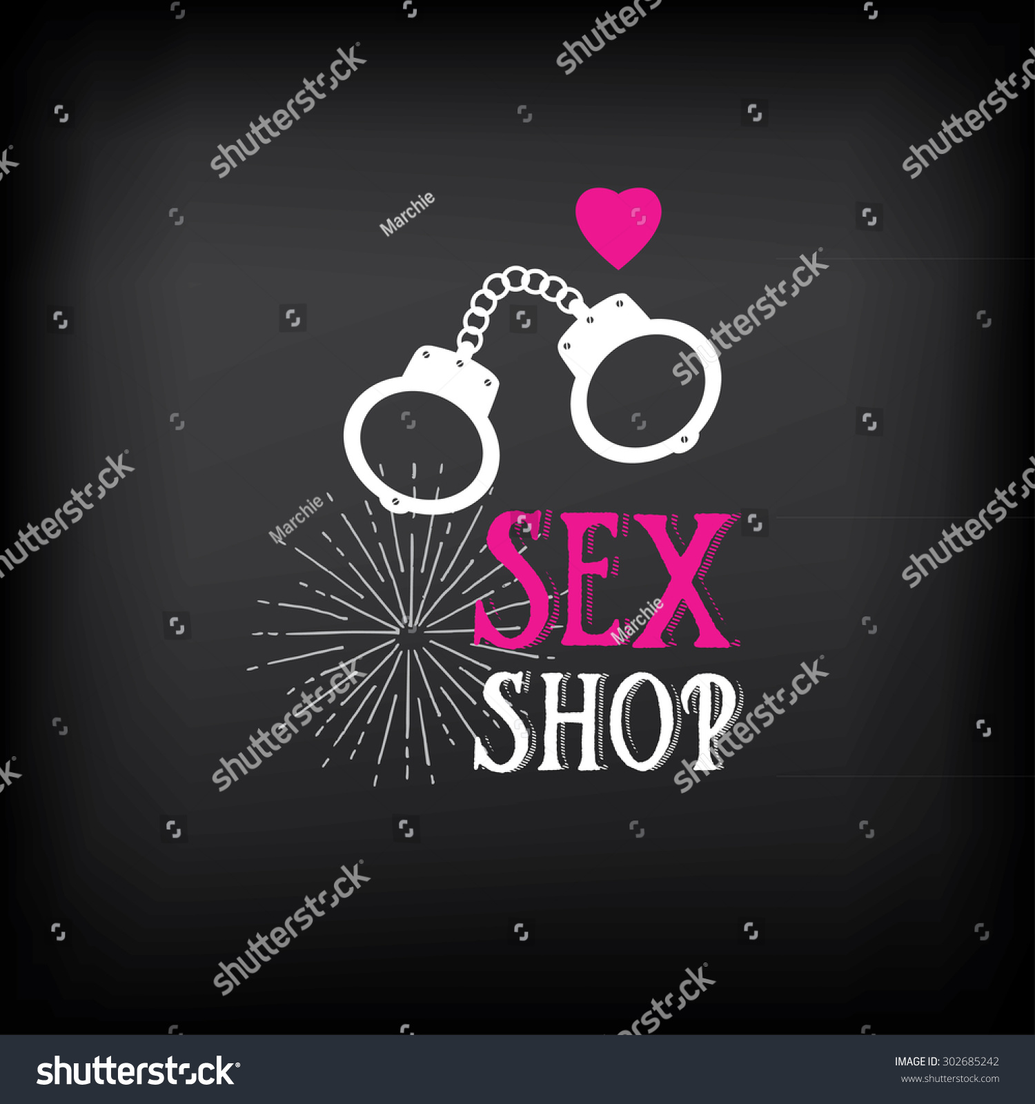 Sex Shop Logo Badge Design Stock Vector Royalty Free 302685242 Shutterstock 0885