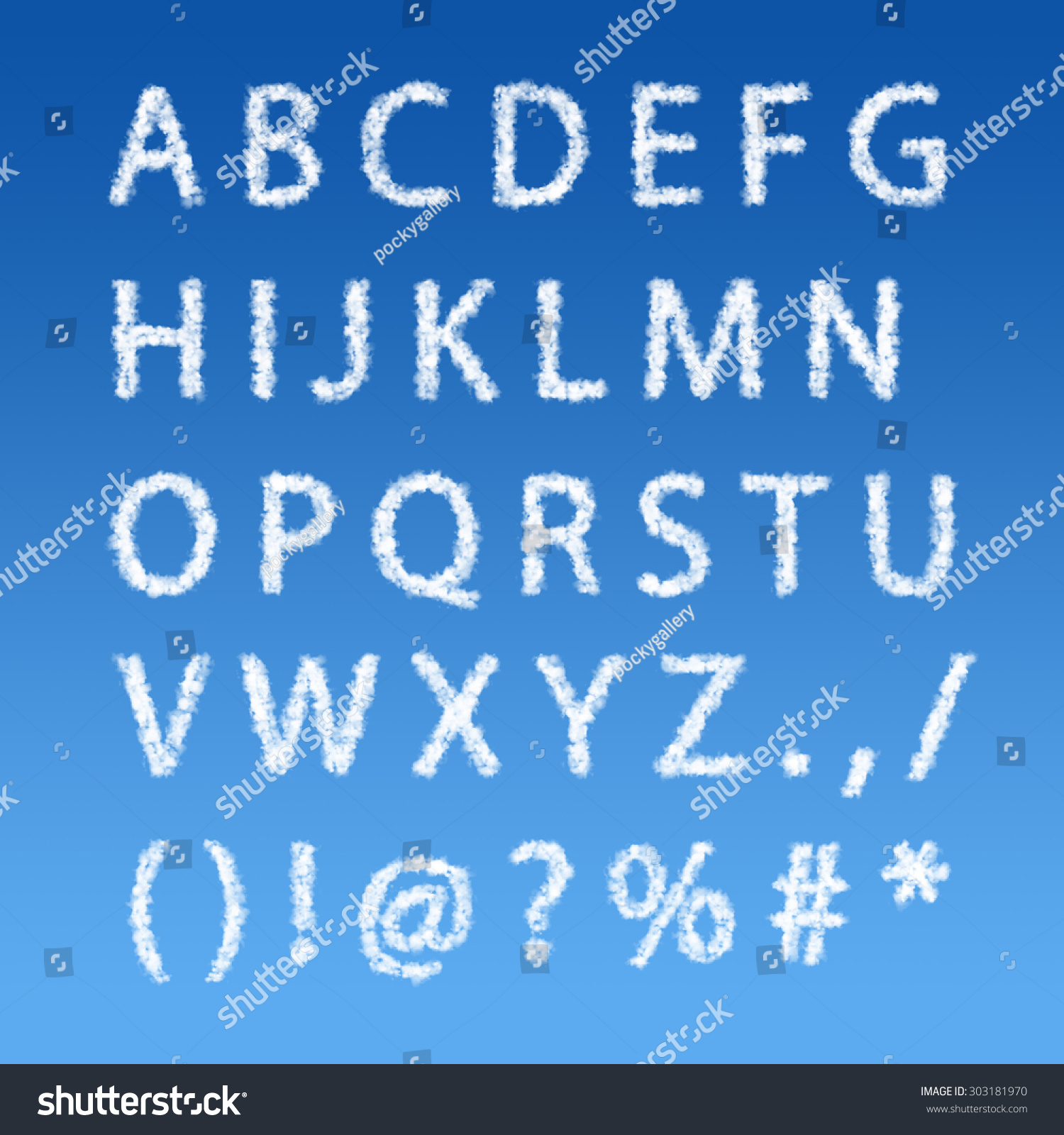 english-alphabet-clouds-on-blue-sky-stock-illustration-303181970