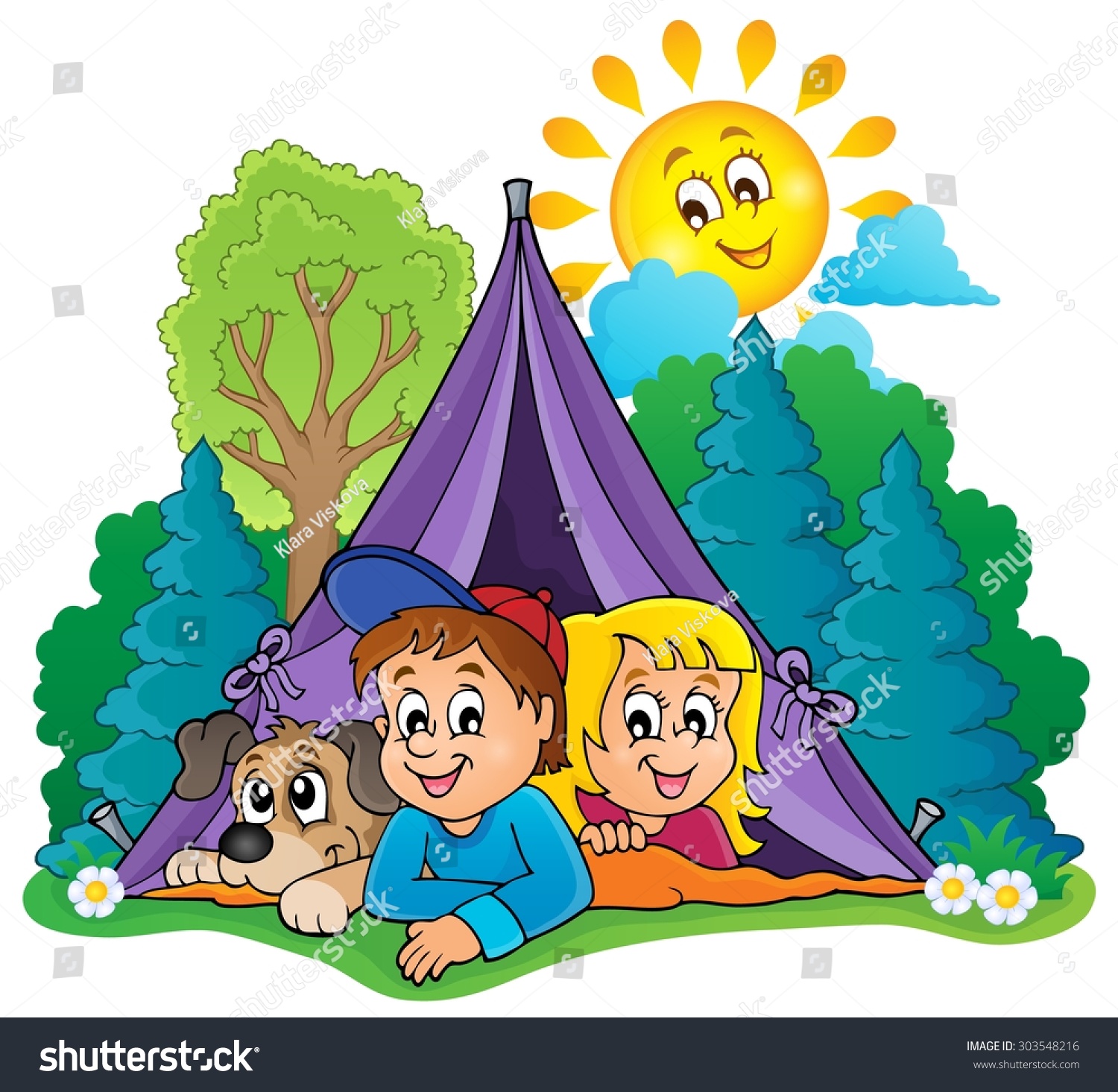Палаточный лагерь для детей