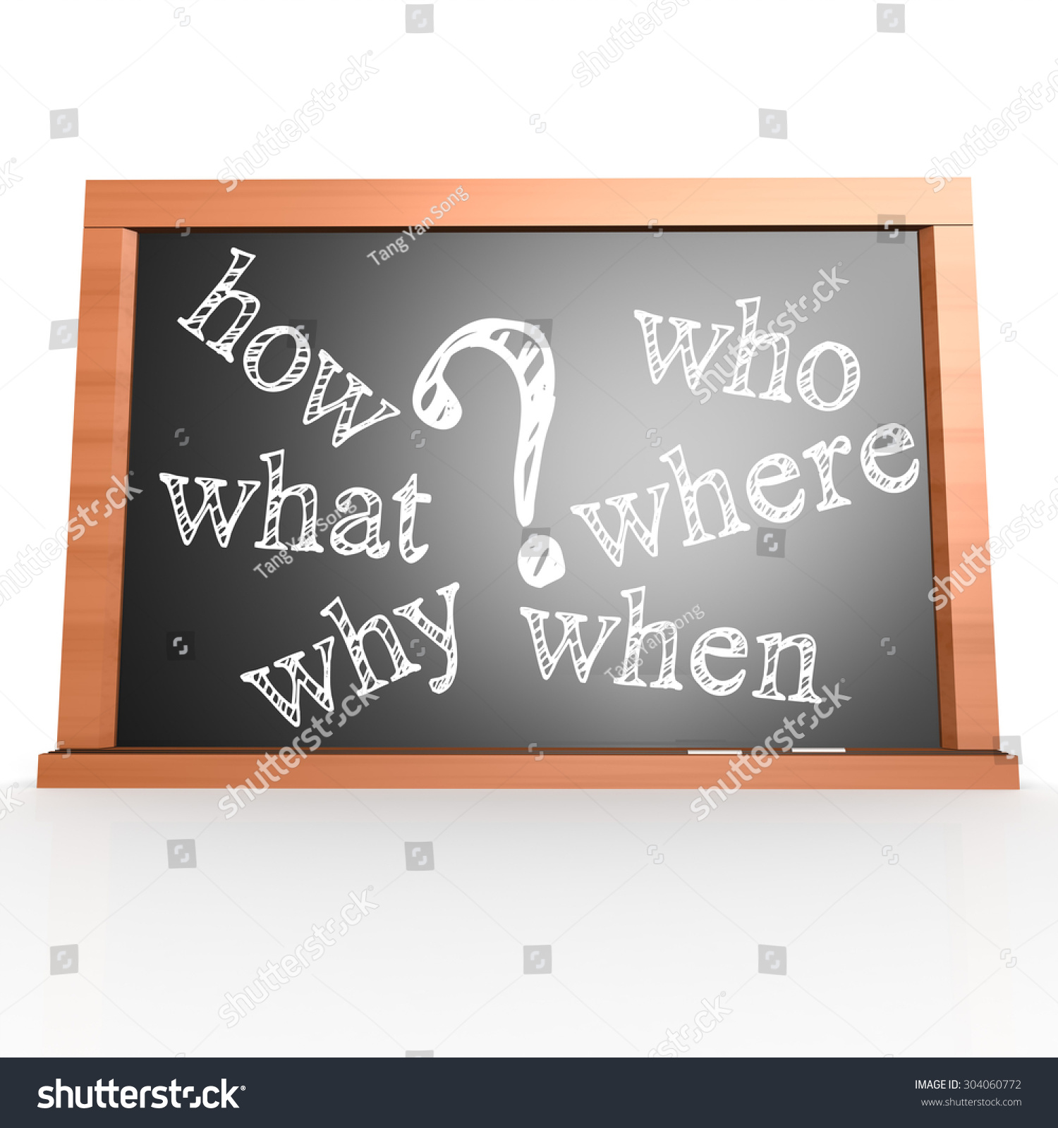 Where When What Who Why How Stock Illustration 304060772 | Shutterstock