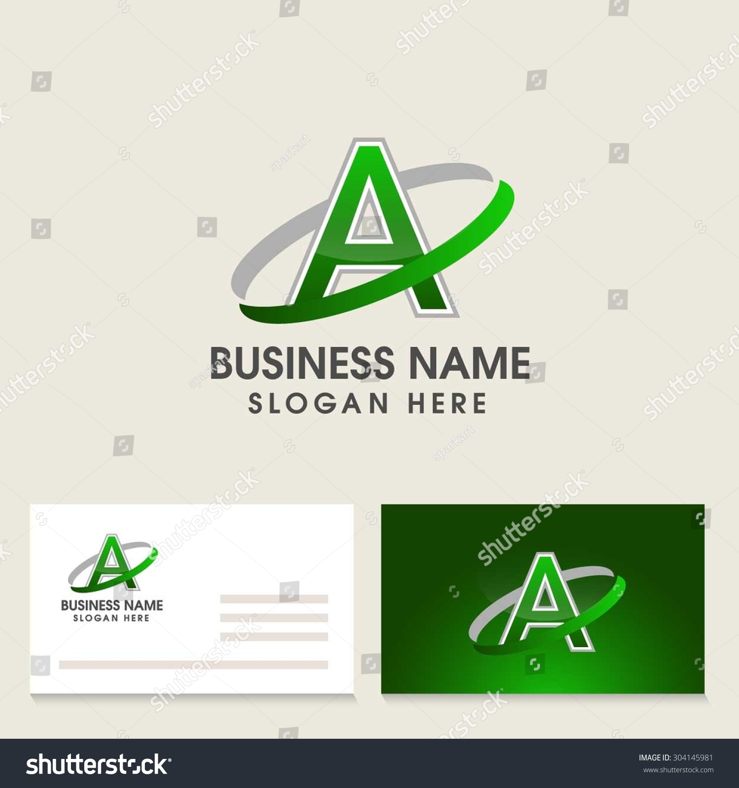 Moder Alphabetical Logo Design Vector Visiting Stock Vector (Royalty ...