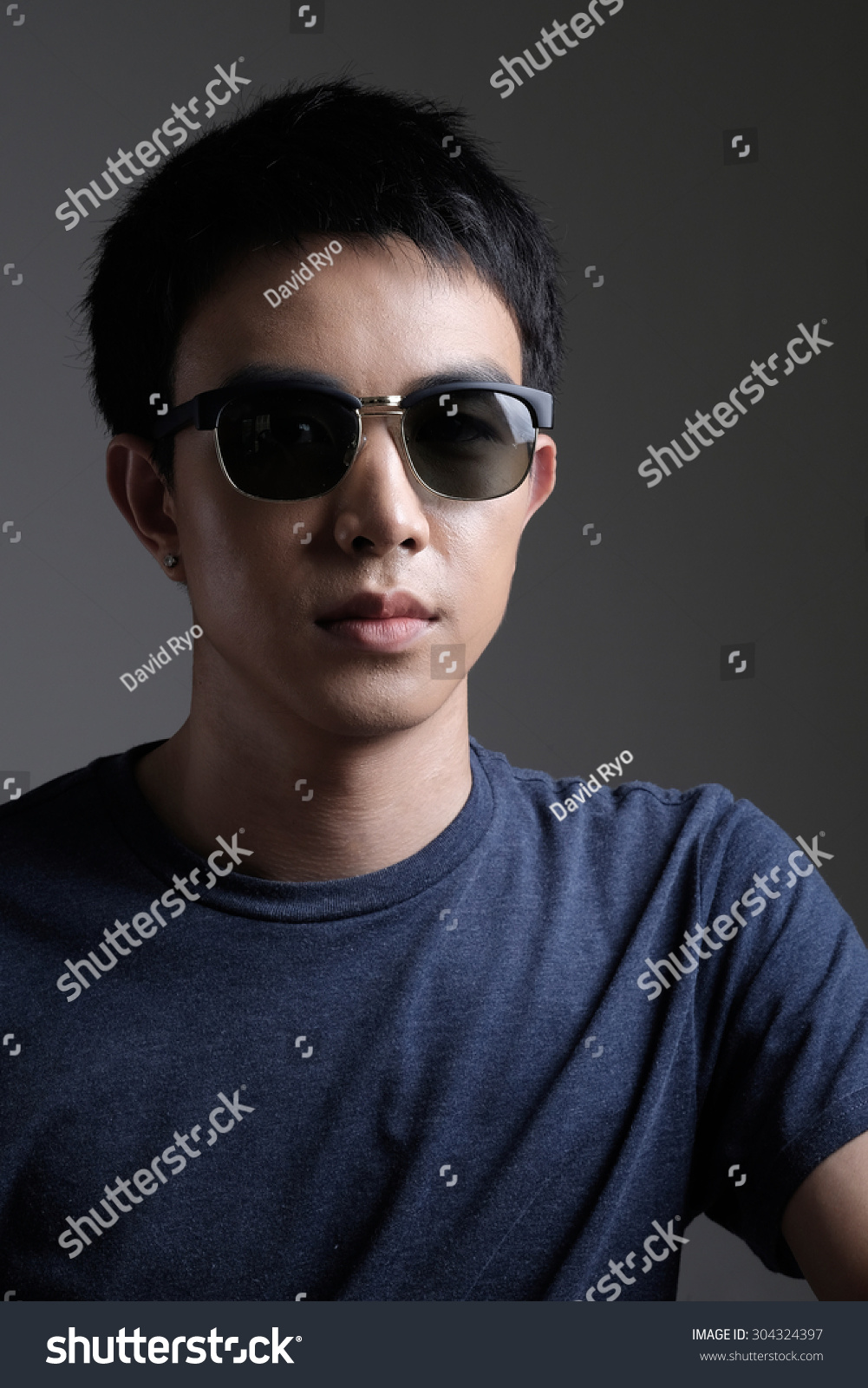 asian with sunglasses