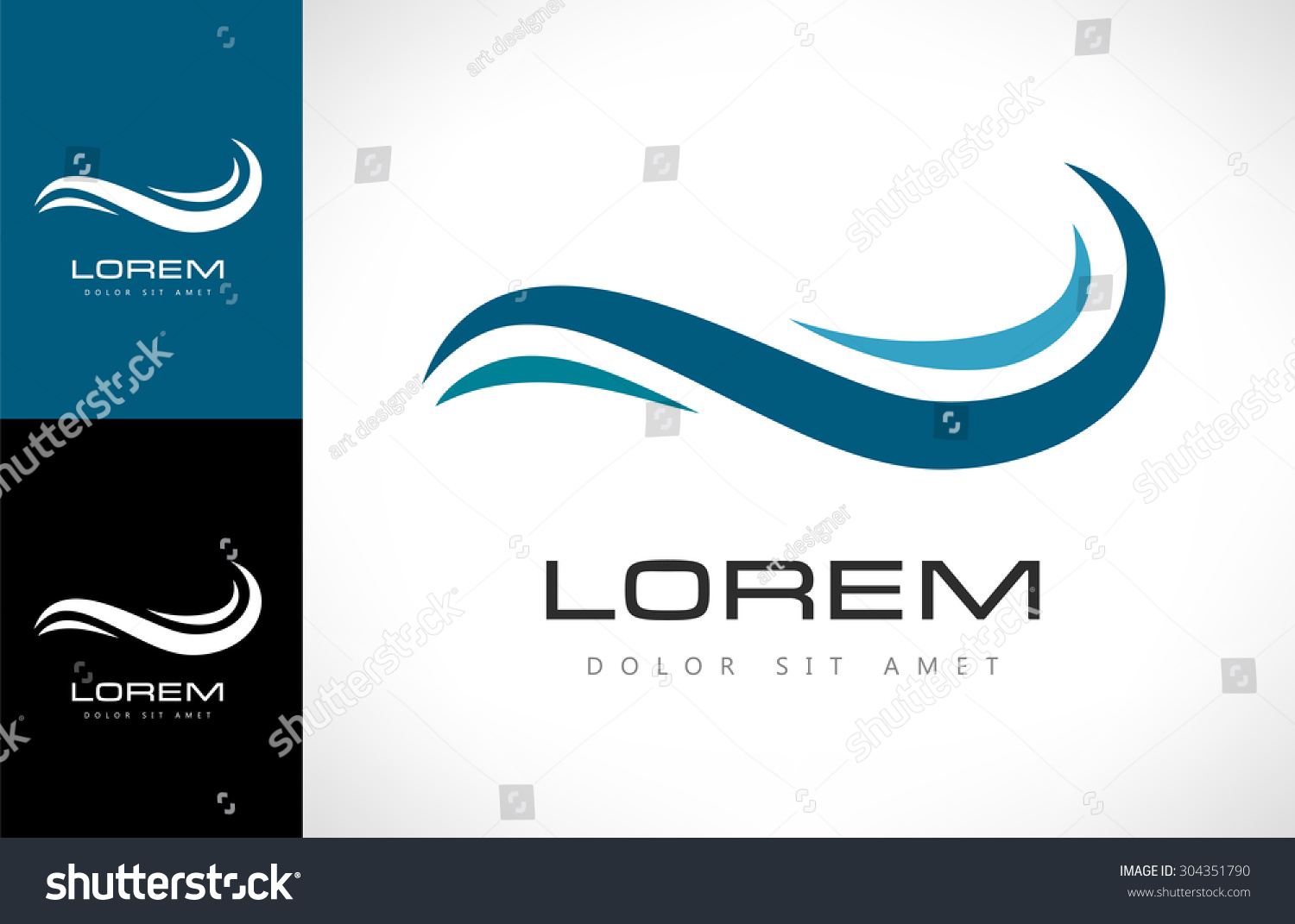Wave Vector Symbol Business Icon Stock Vector (Royalty Free) 304351790 ...