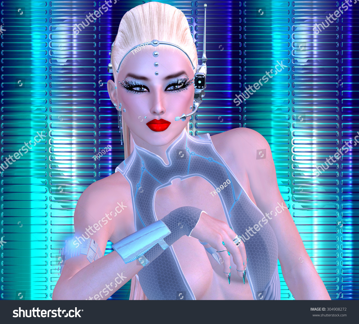 Futuristic Business Woman Sci Fi Outfit Stock Illustration 304908272 Shutterstock 3651