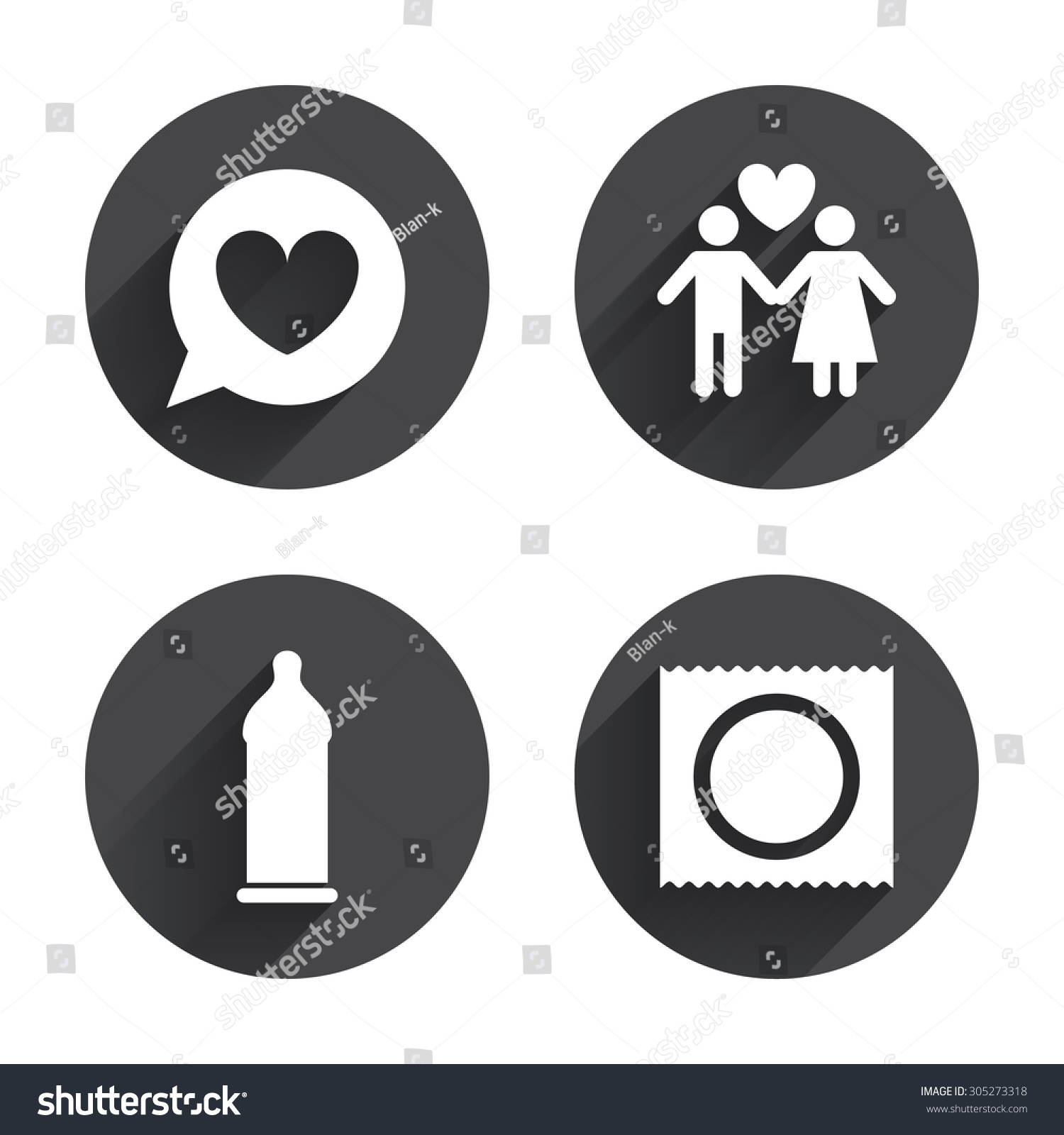 Condom Safe Sex Icons Lovers Couple Stock Vector Royalty Free 305273318 Shutterstock 8131
