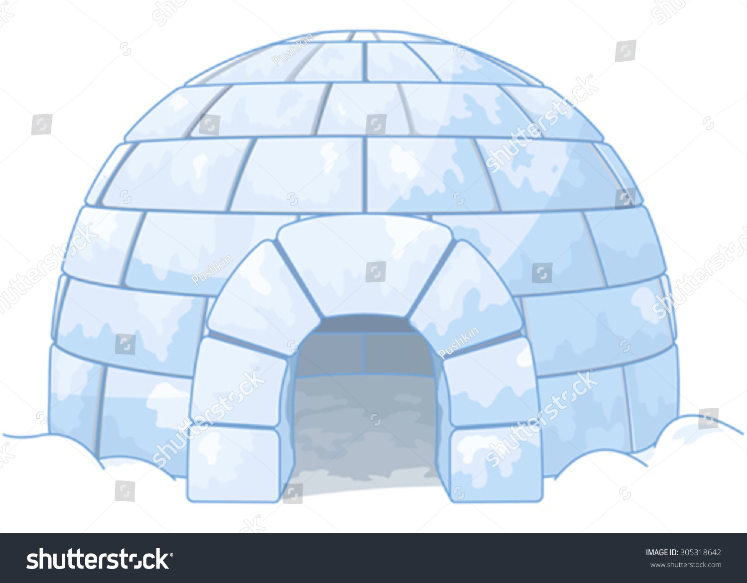 Ледяной домик для детей