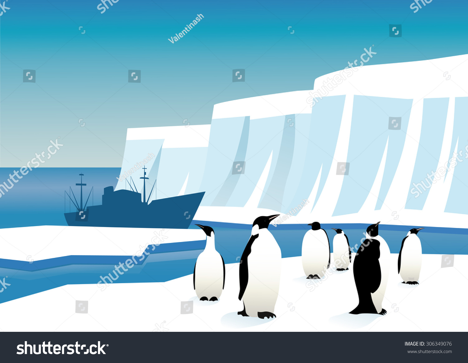 Антарктида вектор