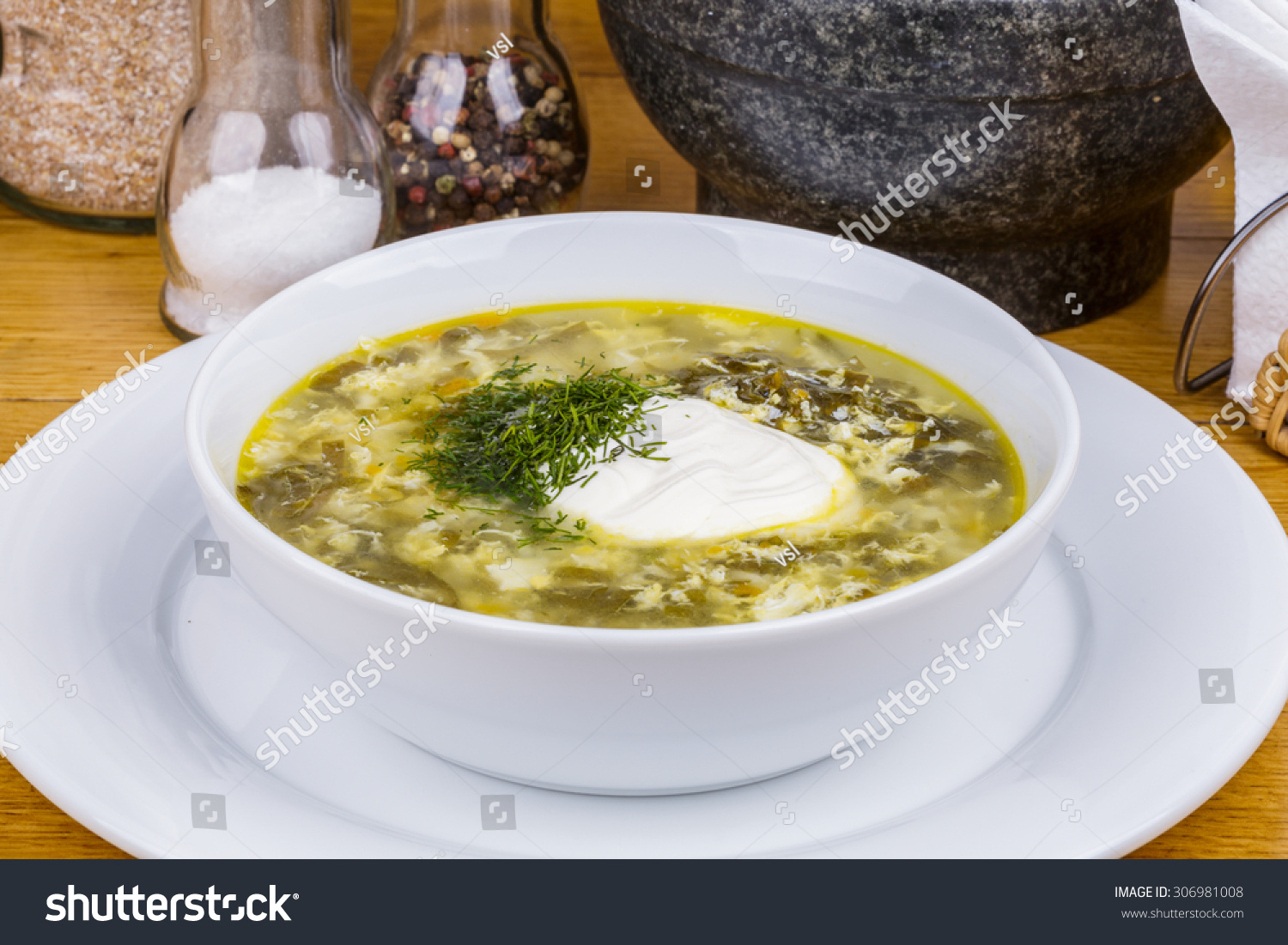 Суп кудрявый со щавелем