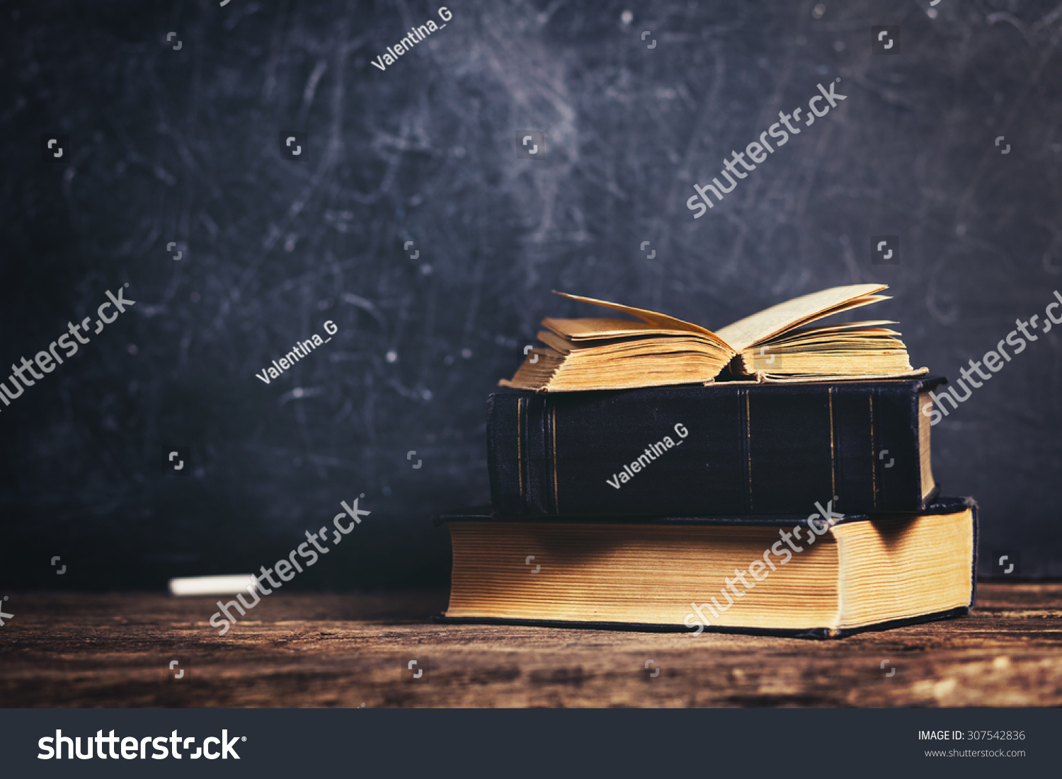 Education Background Concept Old Books Stock Photo 307542836 | Shutterstock