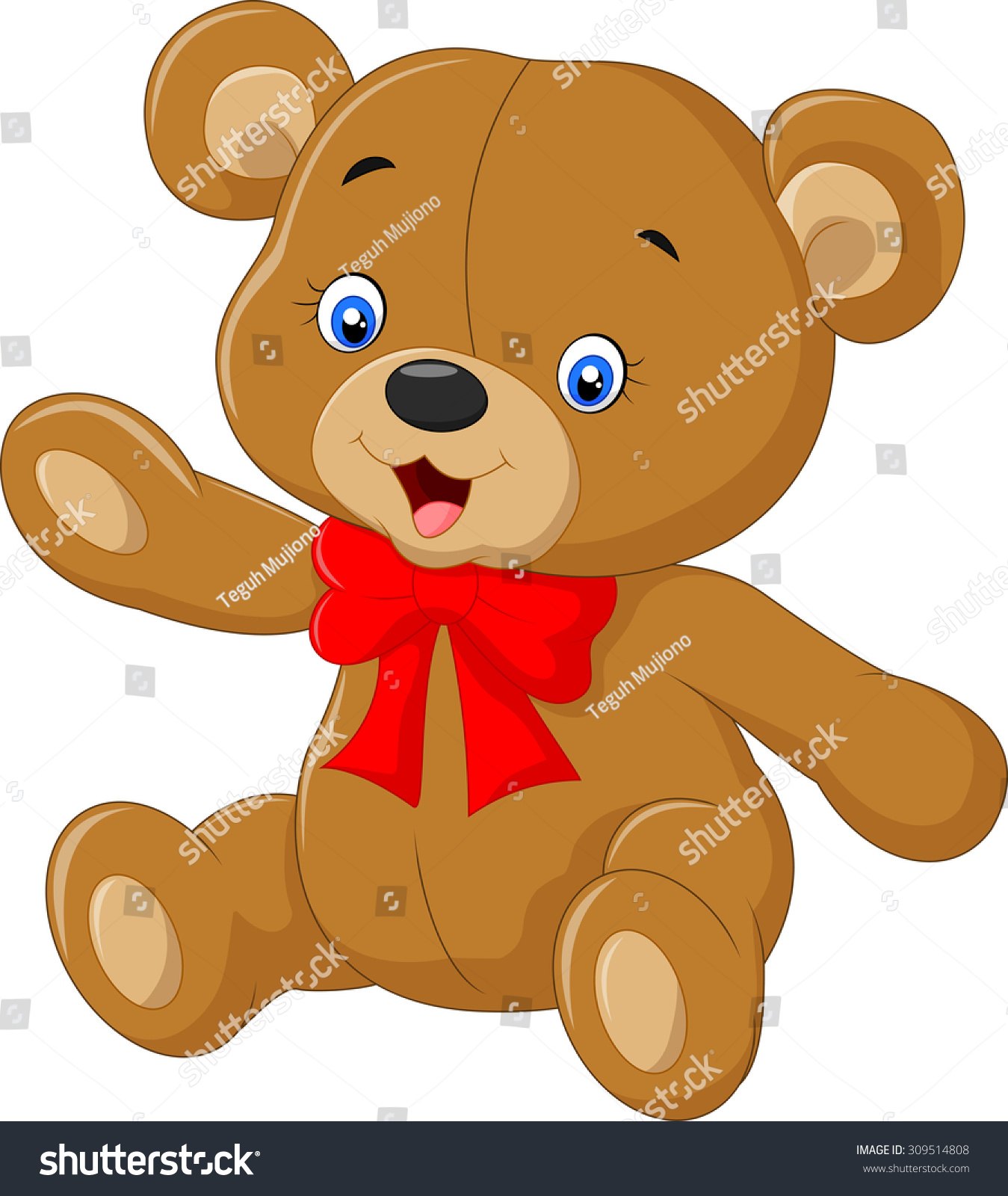 cartoon toy bear