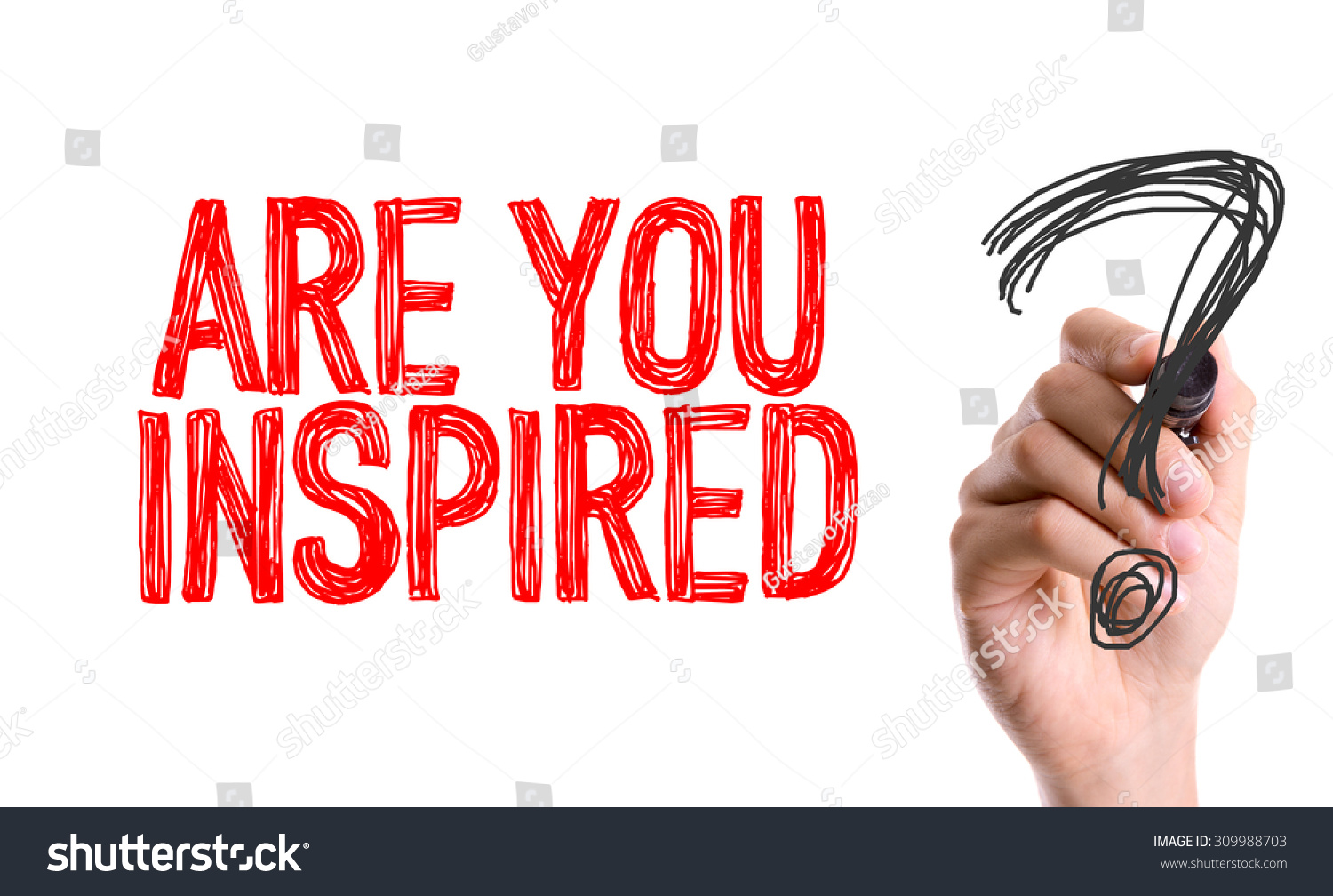 Hand Marker Writing Word You Stock Photo 309988703 | Shutterstock