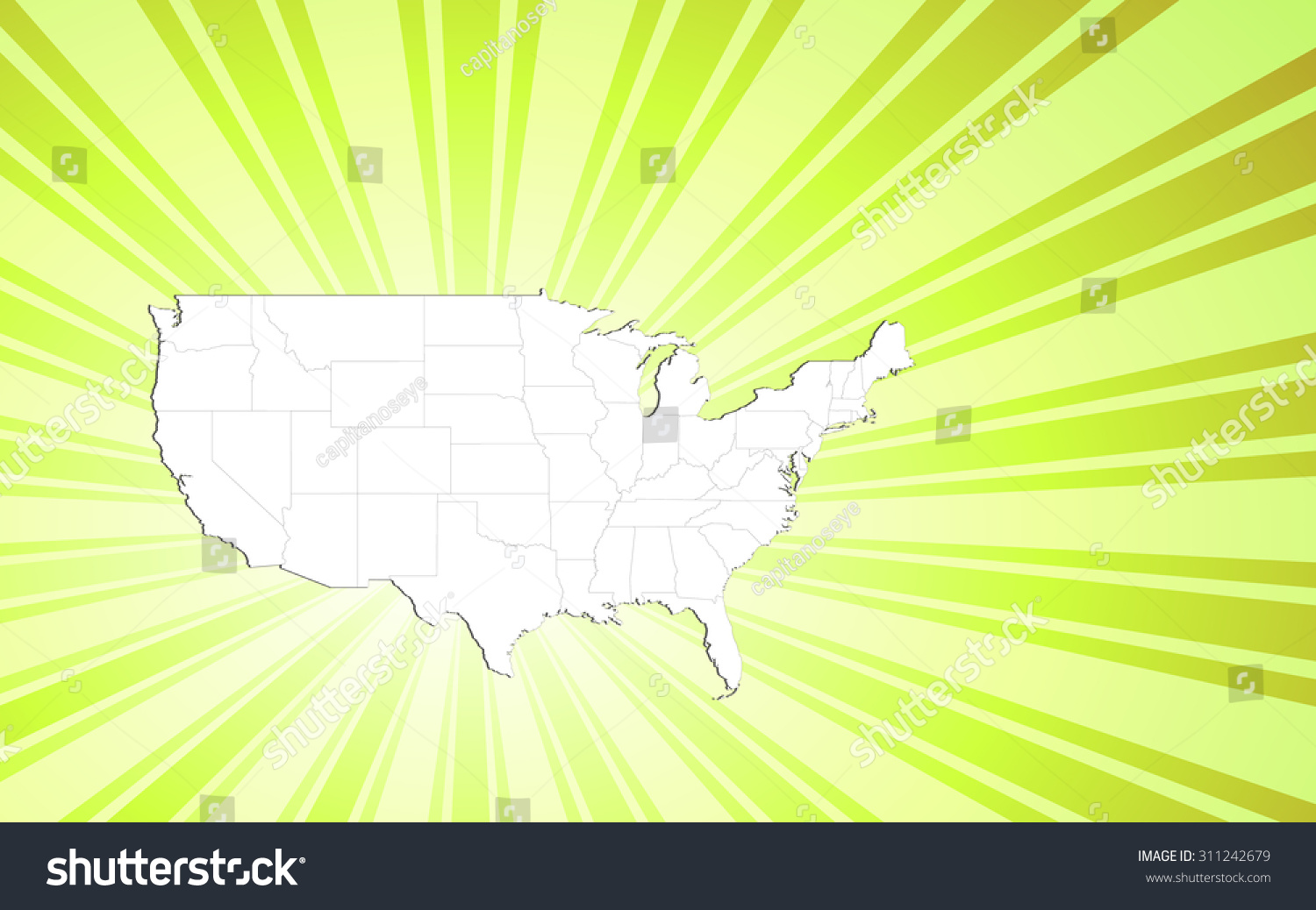 Map United States America Vector Illustration Stock Vector Royalty Map United States America Vector Illustration Stock Vector Royalty