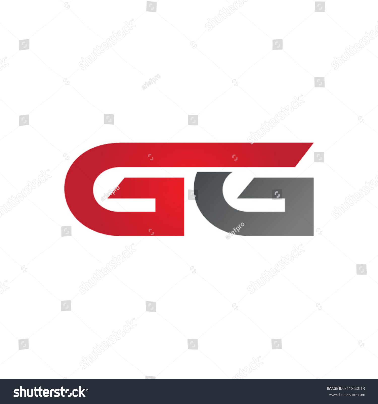 Gg Company Group Linked Letter Logo Stock Vector (Royalty Free ...