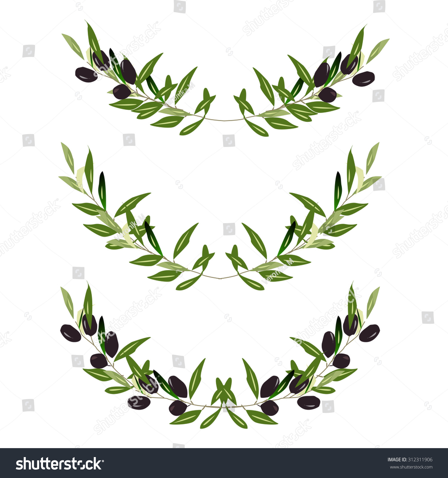 Оливковая ветвь орнамент