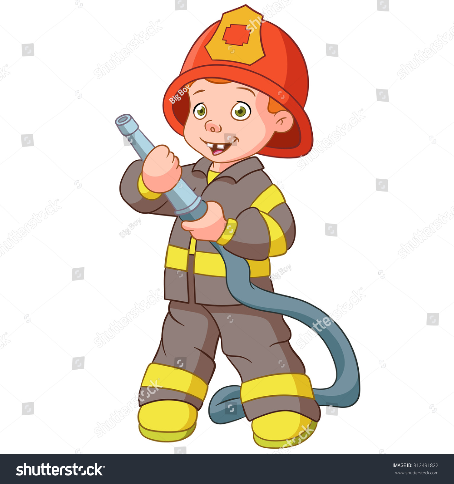 Пожарники мультяшные