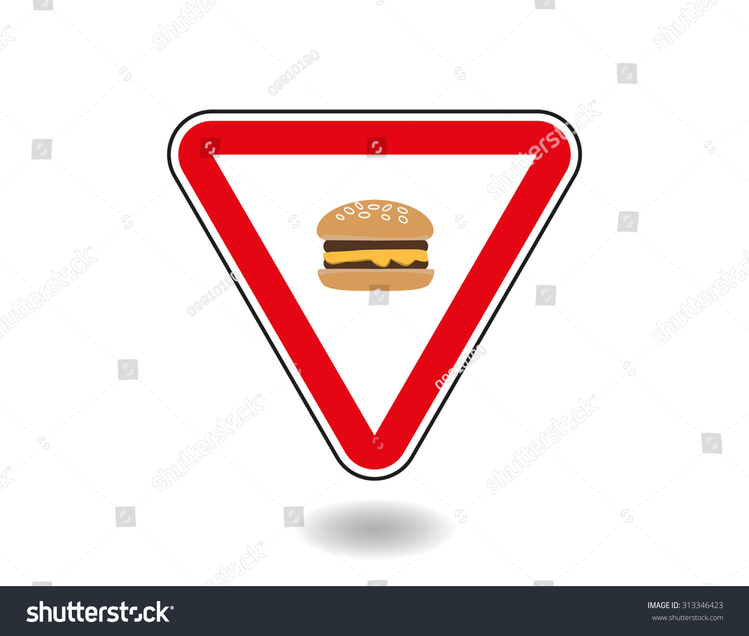 pedestrian-crossing-warning-sign-red-triangle