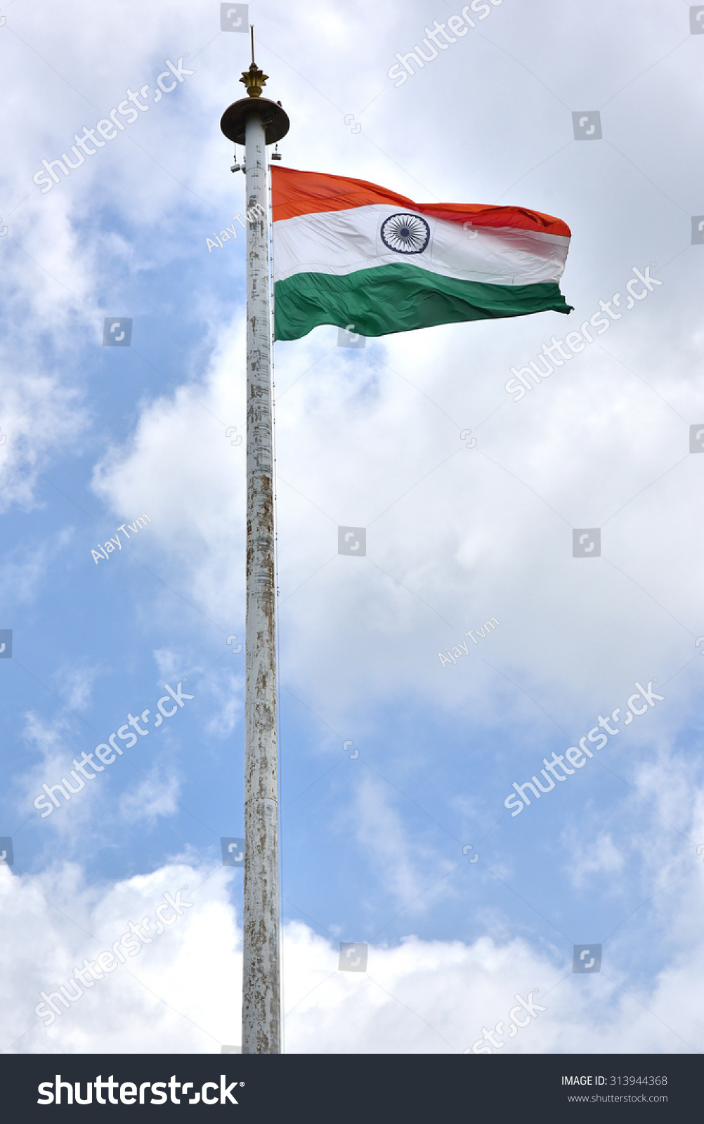 Indian National Flag Tricolor Meaning Colors Stock Photo 313944368 ...