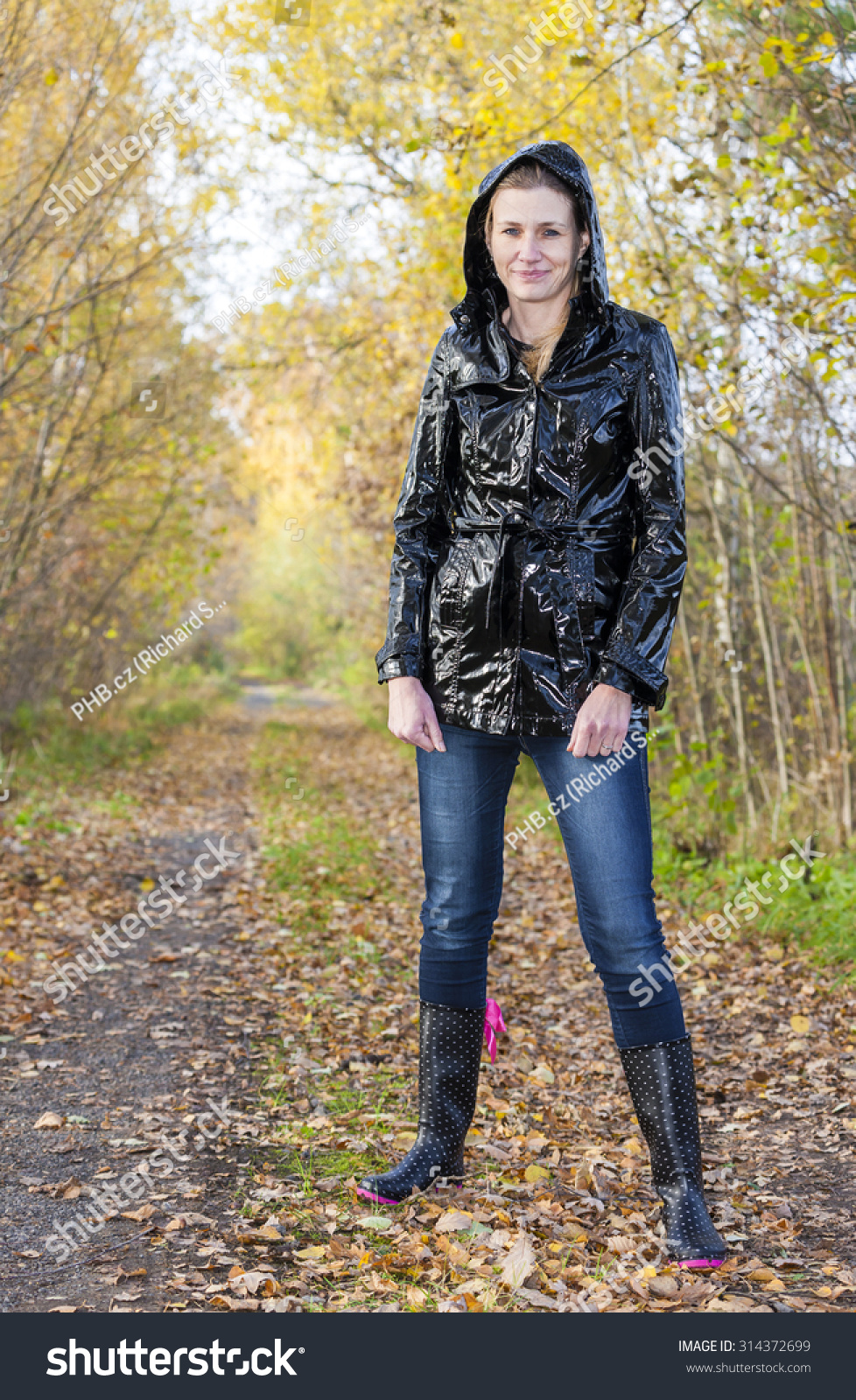 ladies wearing rubber boots