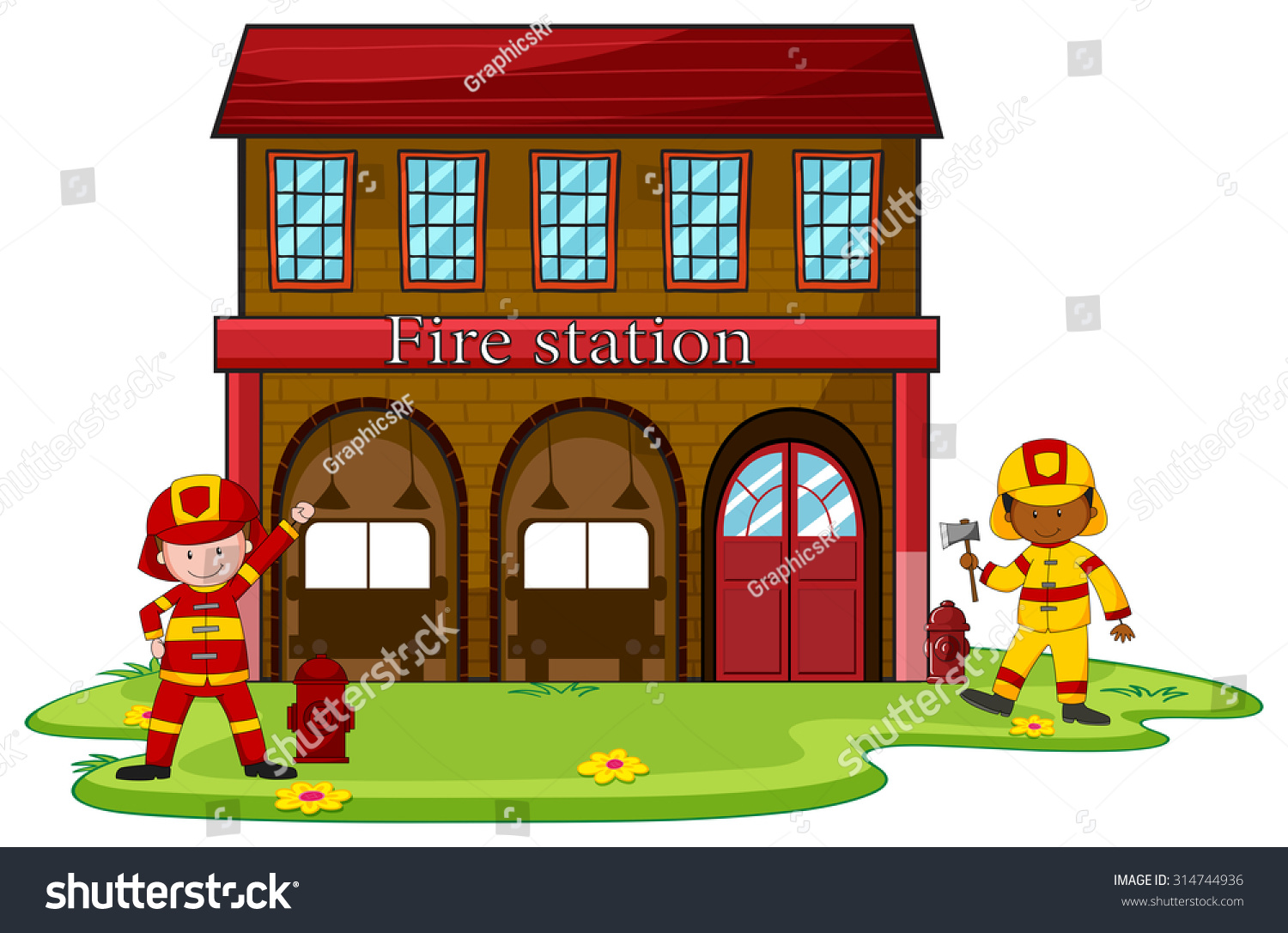 Пожарная часть для детей