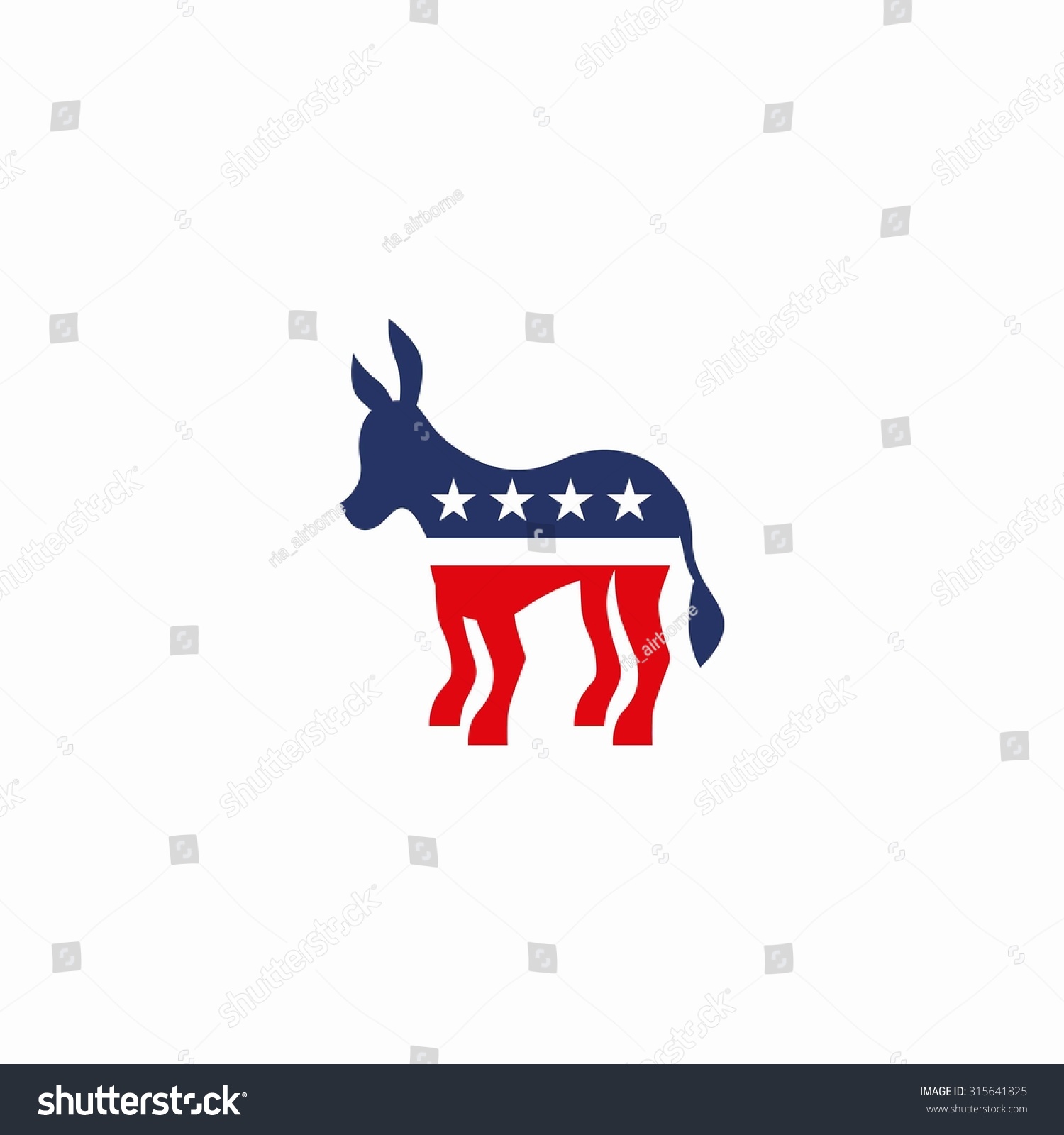 1,692 Democrat Donkey Icon Images, Stock Photos & Vectors | Shutterstock