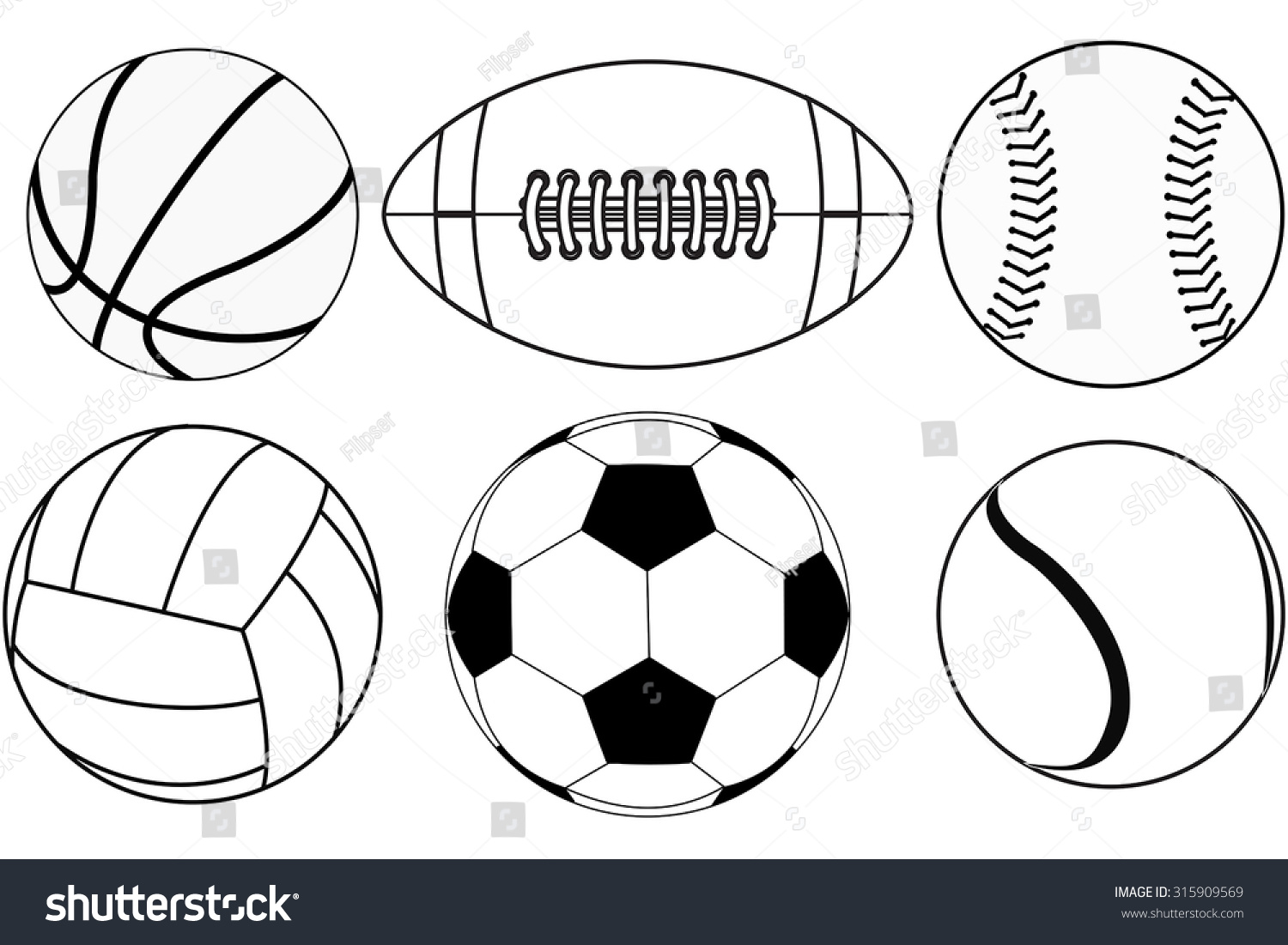 Американский футбольный мяч рисунок