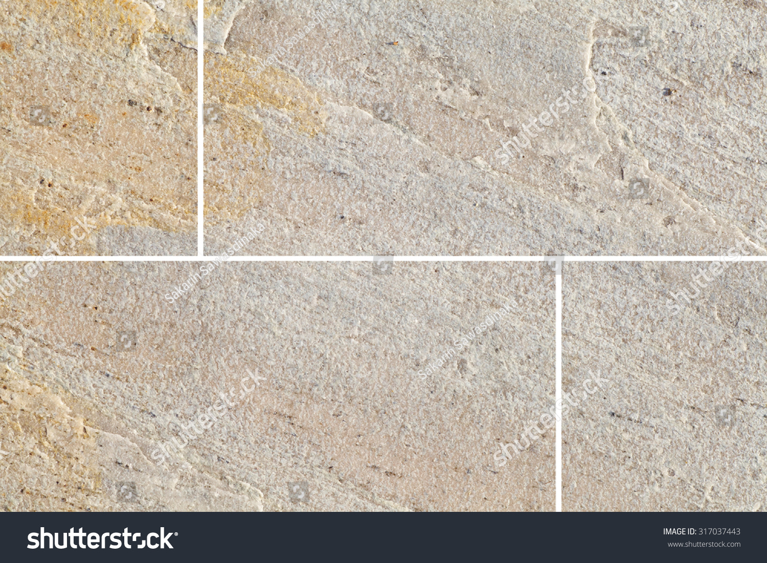 Brown Stone Floor Tile Seamless Background Stock Photo 317037443 ...