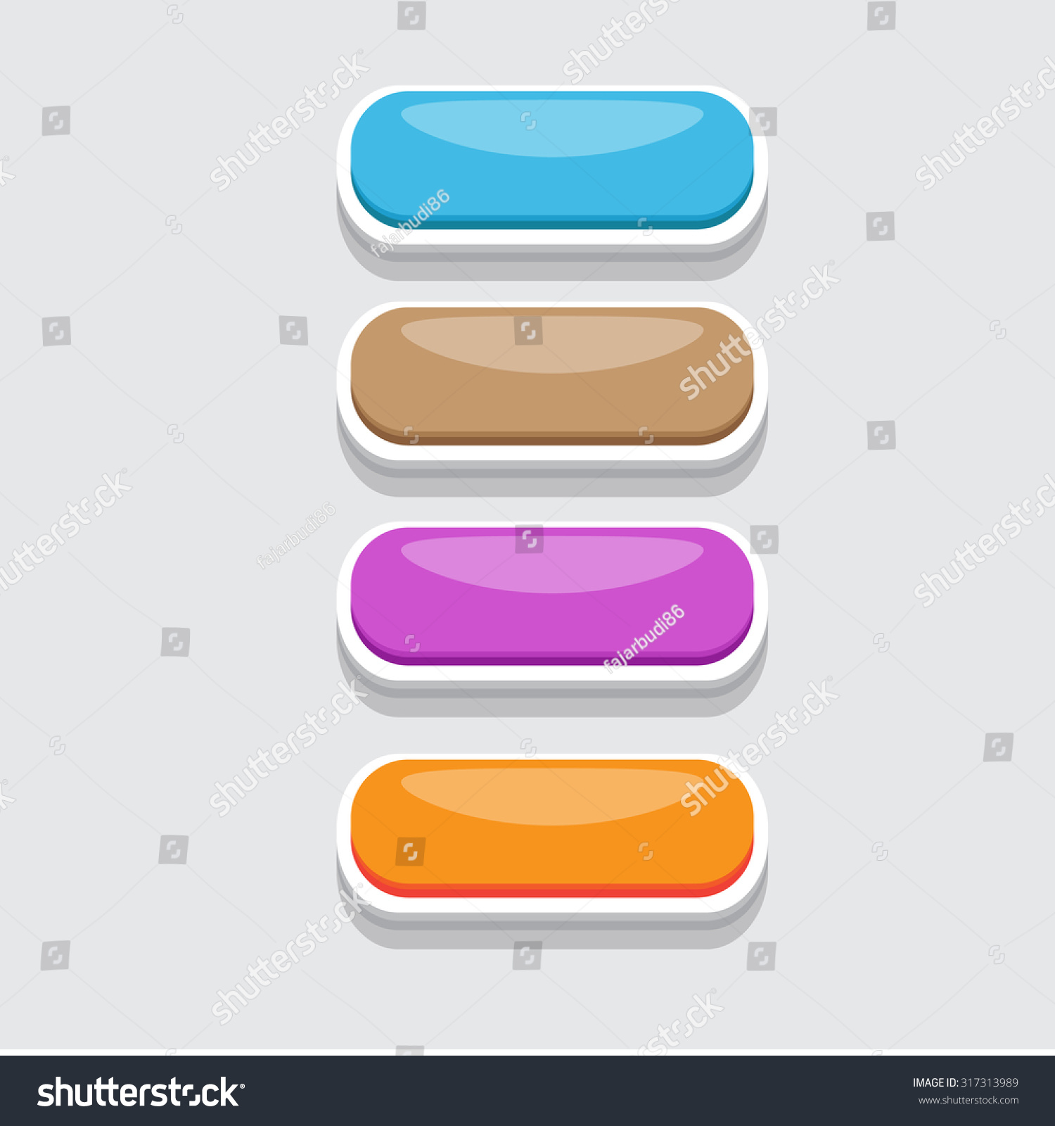 Button Vector Stock Vector (Royalty Free) 317313989 | Shutterstock