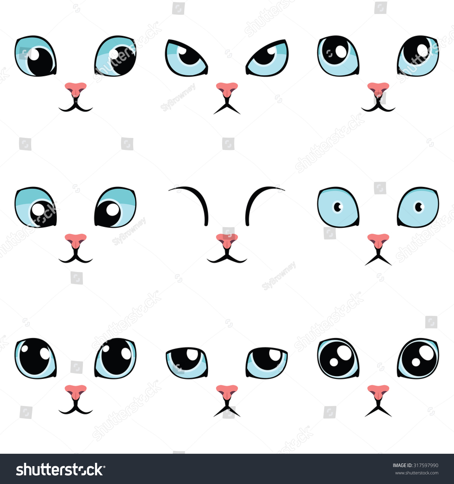 71,216 imágenes de Cartoon cat eyes - Imágenes, fotos y vectores de