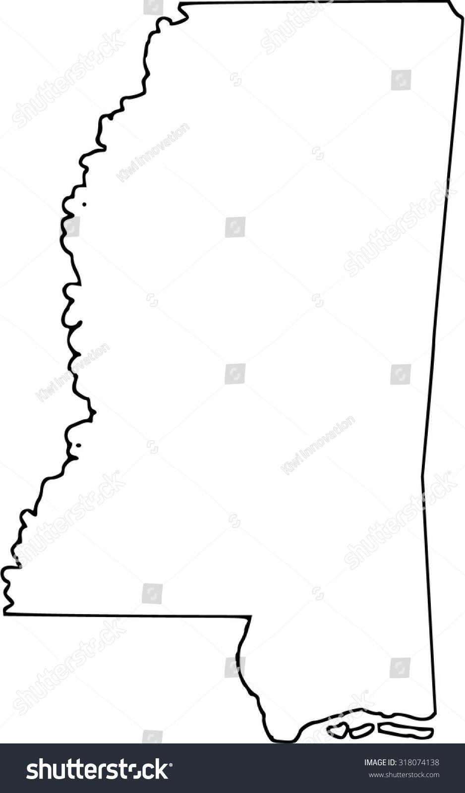 Mississippi Stock Vector (Royalty Free) 318074138 | Shutterstock