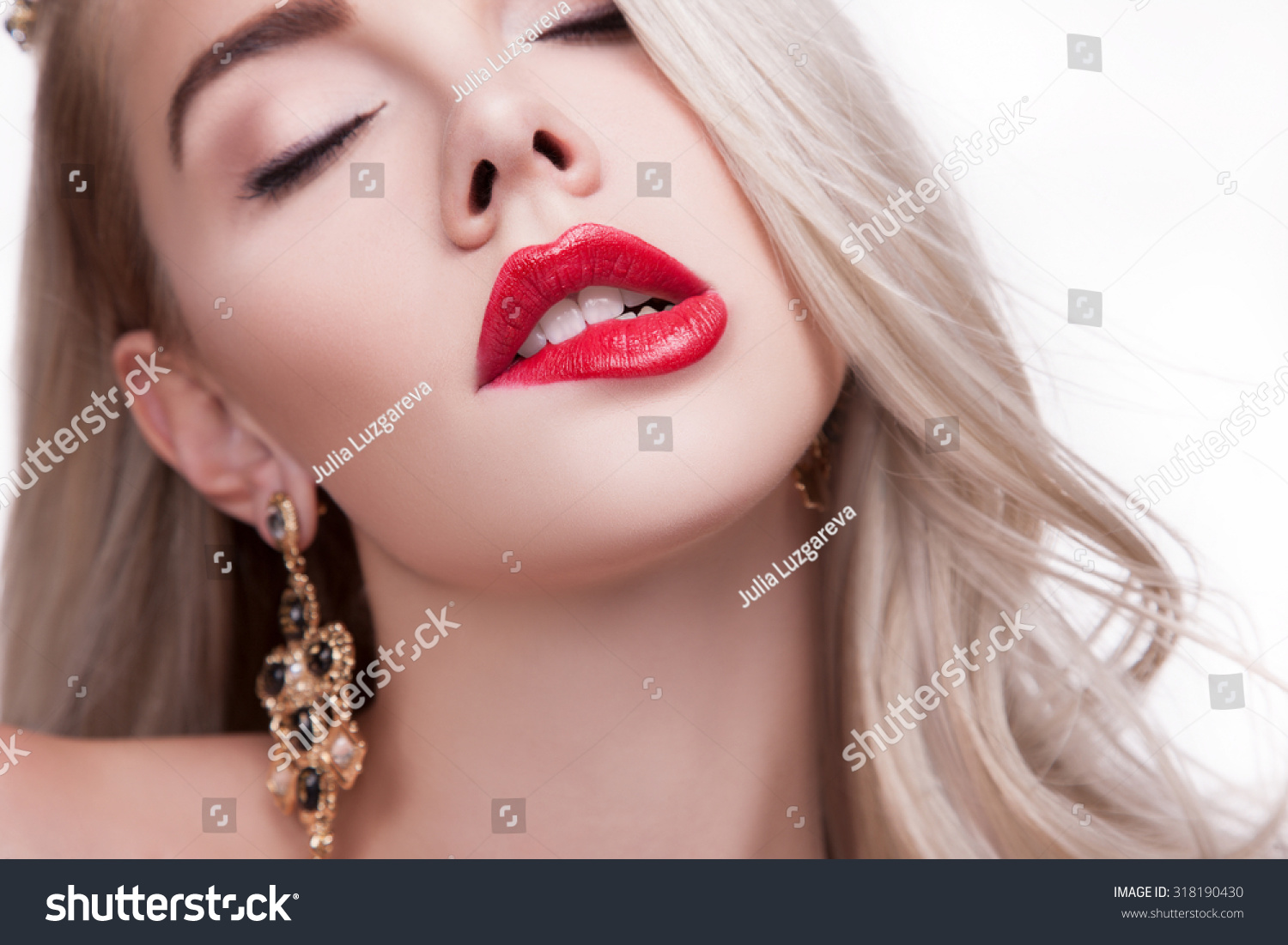 Sexy Lips Big Seductive Lips Mouth