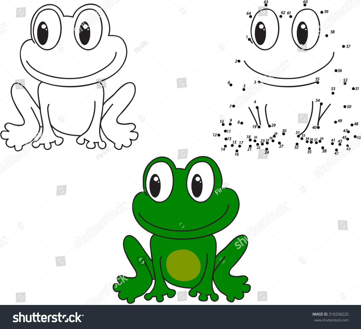 Рисуем лягушку с детьми 4 лет