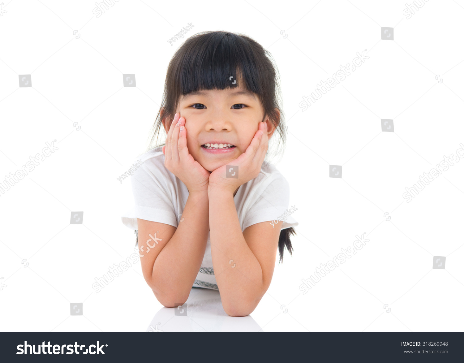 Portrait Lovely Asian Girl Stock Photo 318269948 Shutterstock