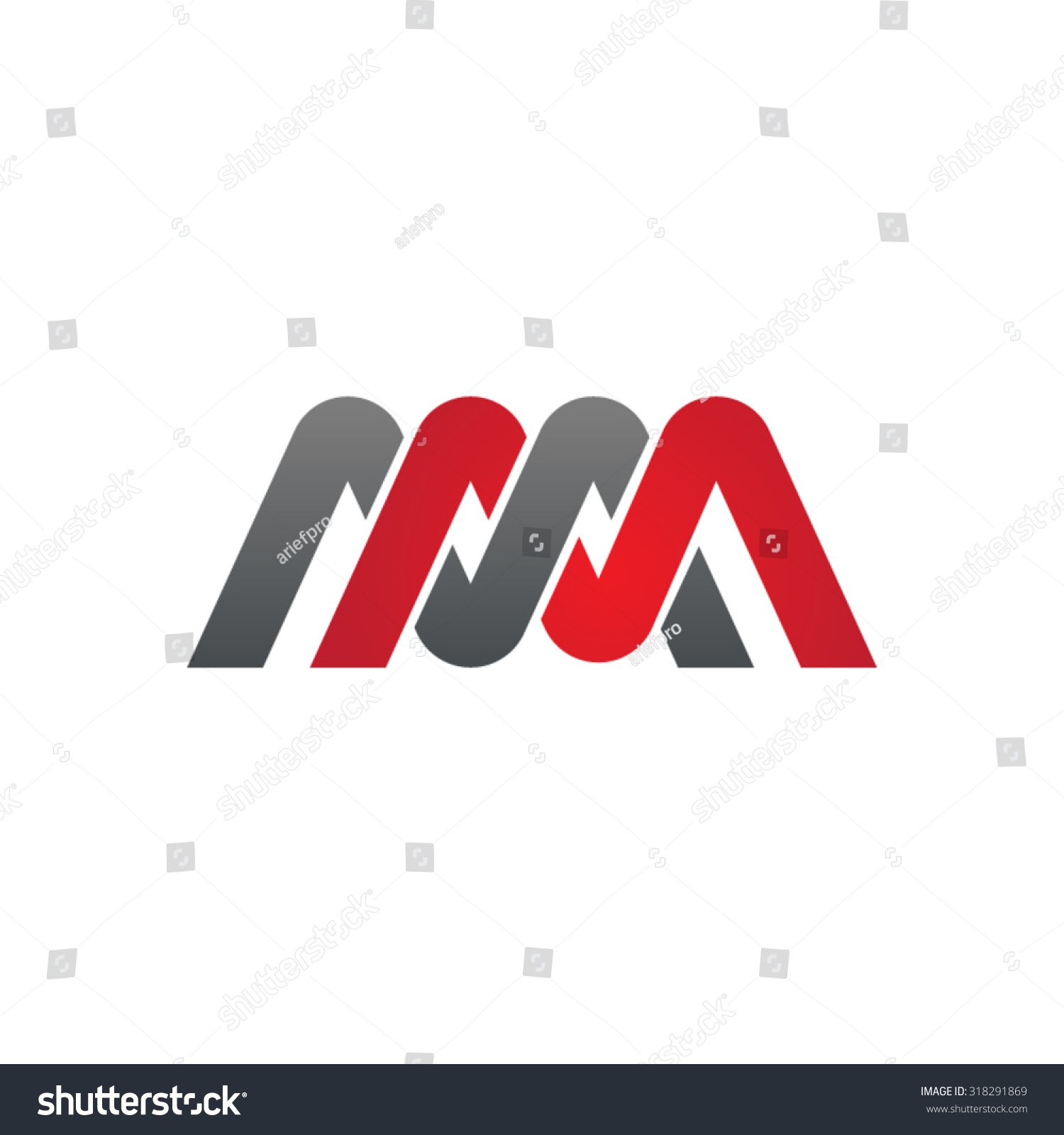 Mm Company Group Linked Letter Logo Stock Vector (Royalty Free ...