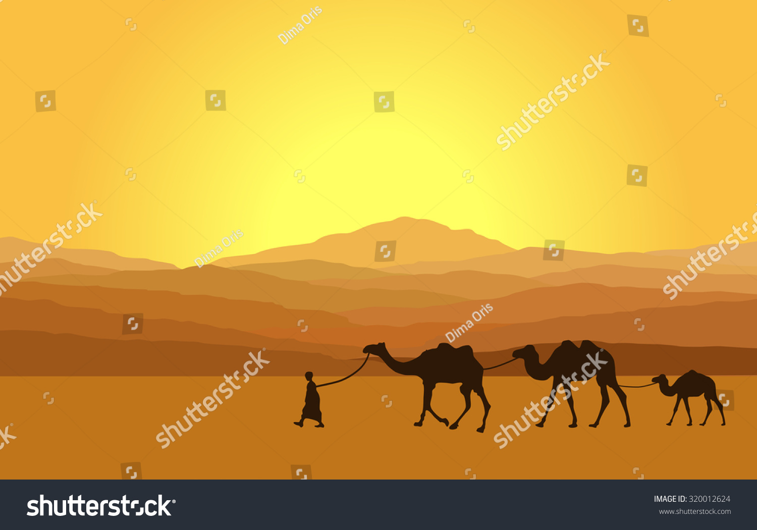 Караван верблюдов для детей