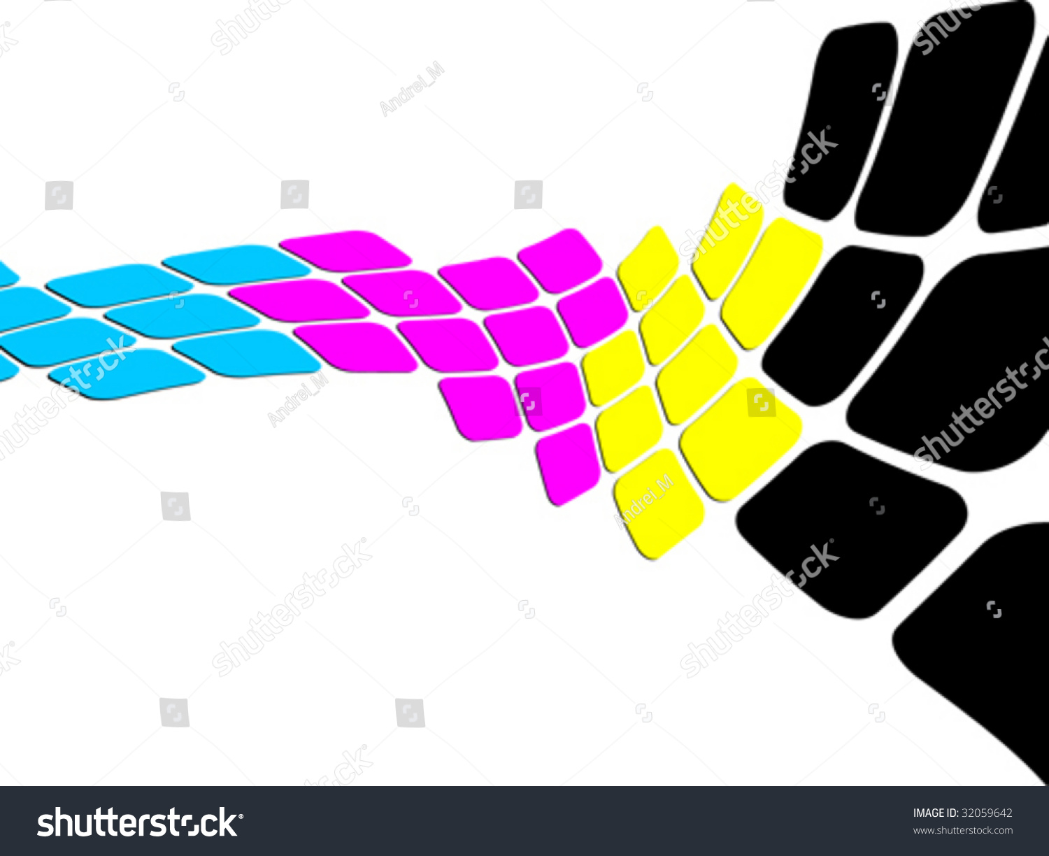 Vector Illustration Cmyk Colors Stock Vector (Royalty Free) 32059642