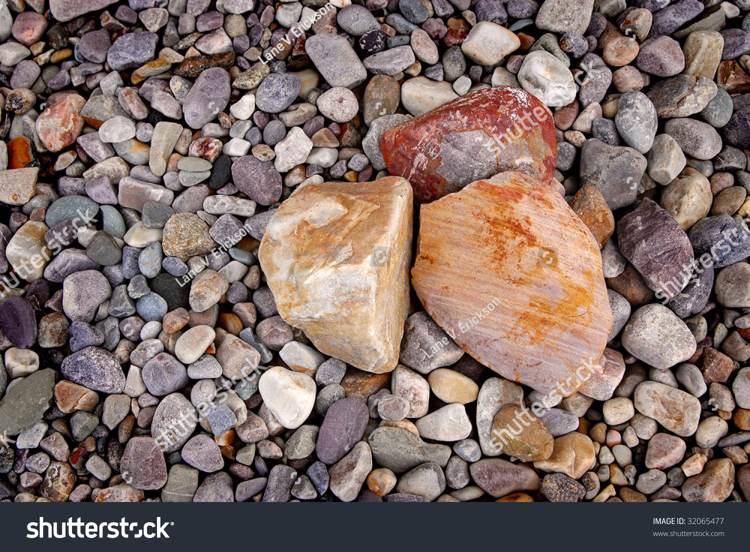 big rocks in a pile