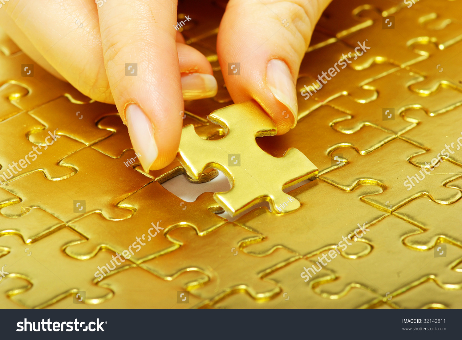 pond irony moat Gold Puzzle Stock Photo 78456886 | Shutterstock