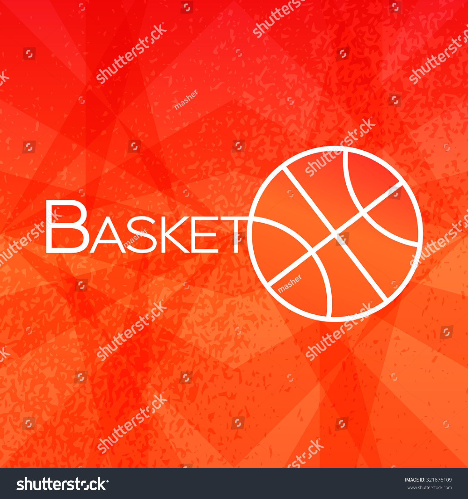 Basketball Ball Shooting Vector Illustration Stock Vector (royalty Free 