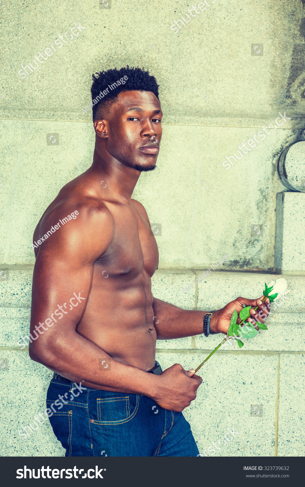 African American Man Seeking Love New Stock Photo (Edit Now) 323739632.