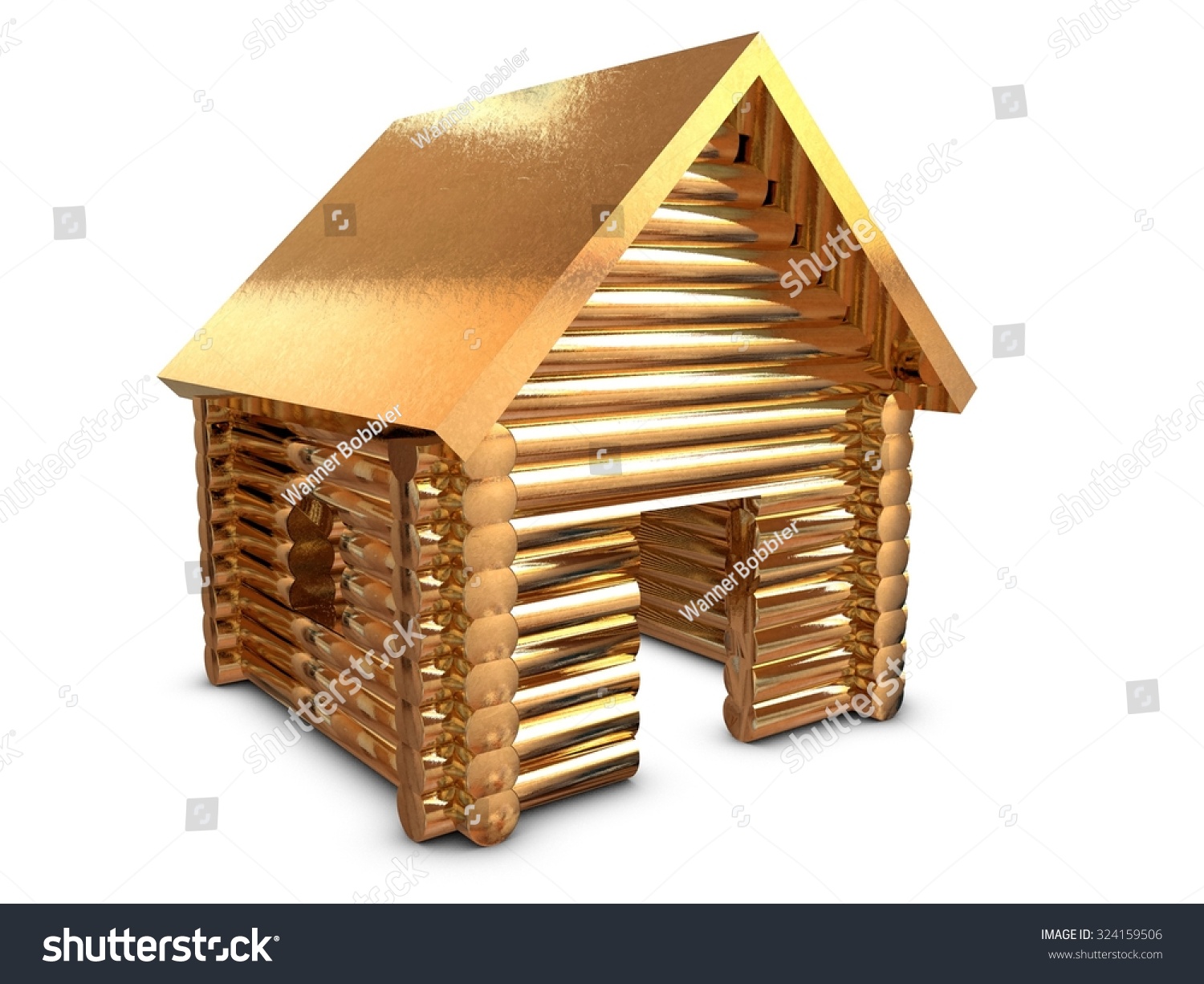 Golden House Stock Illustration 324159506 | Shutterstock