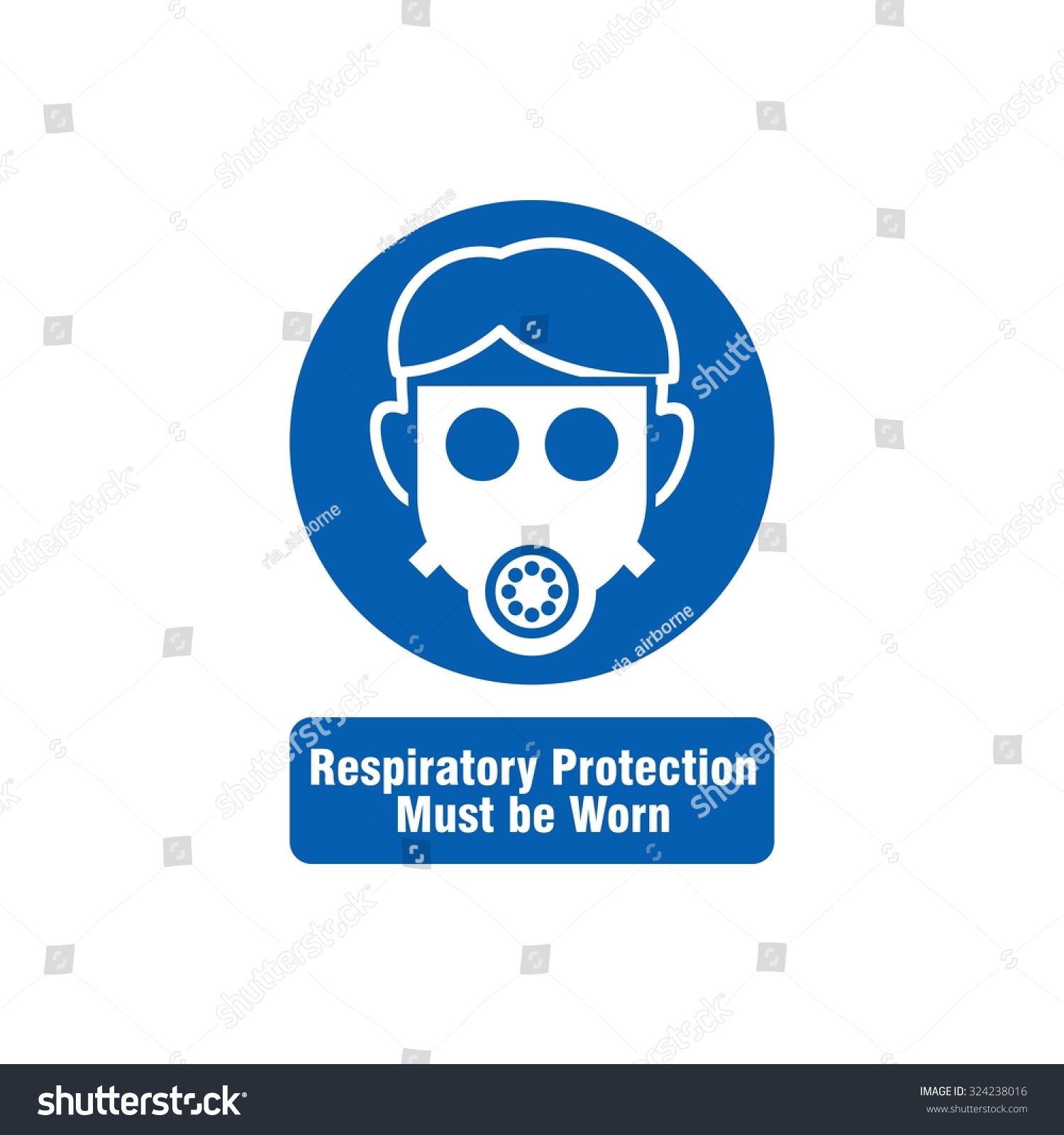 Mandatory Signs Safety Sign Used Industrial Stock Vector (Royalty Free ...