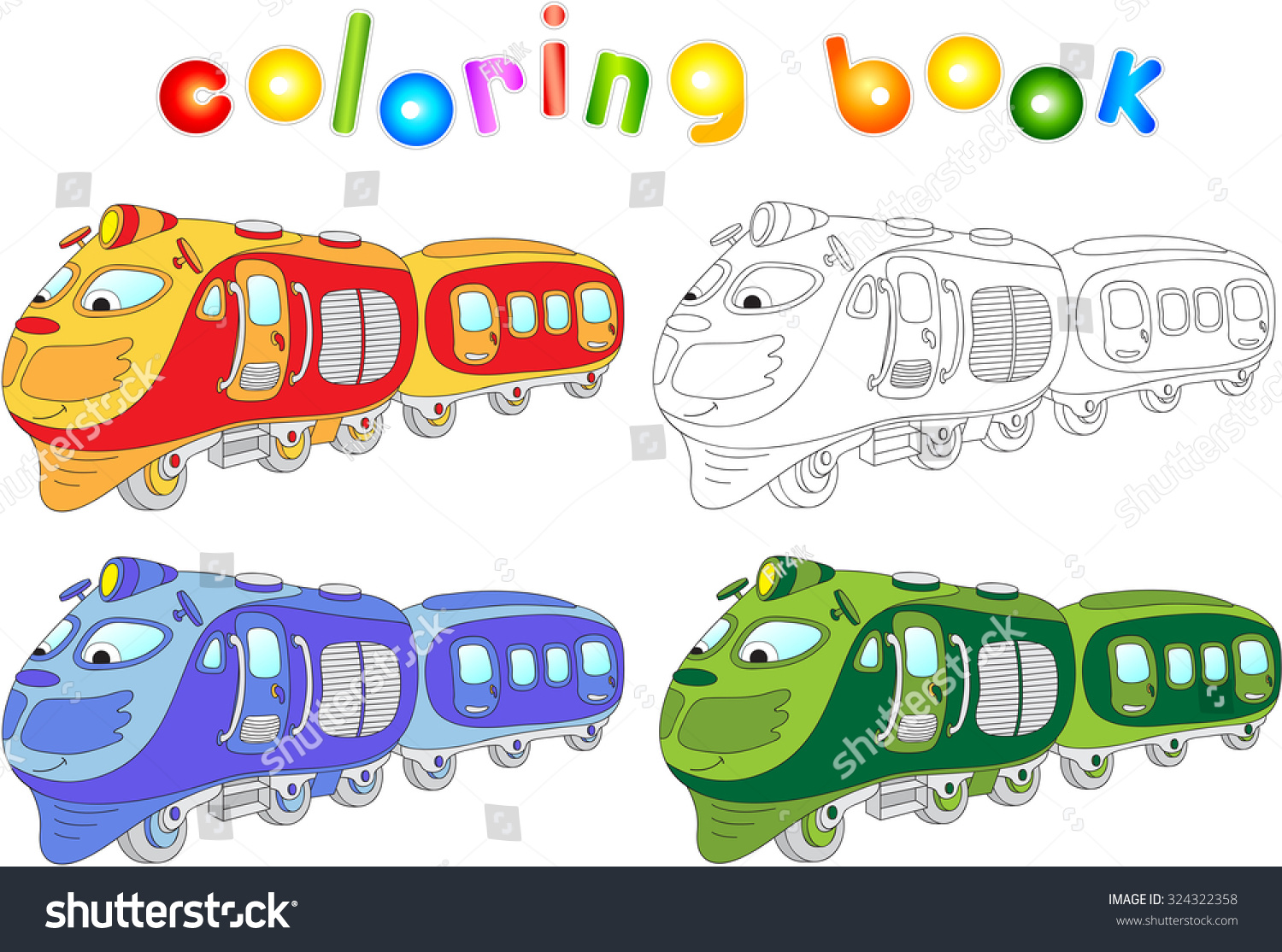 train coloring pages games for kids