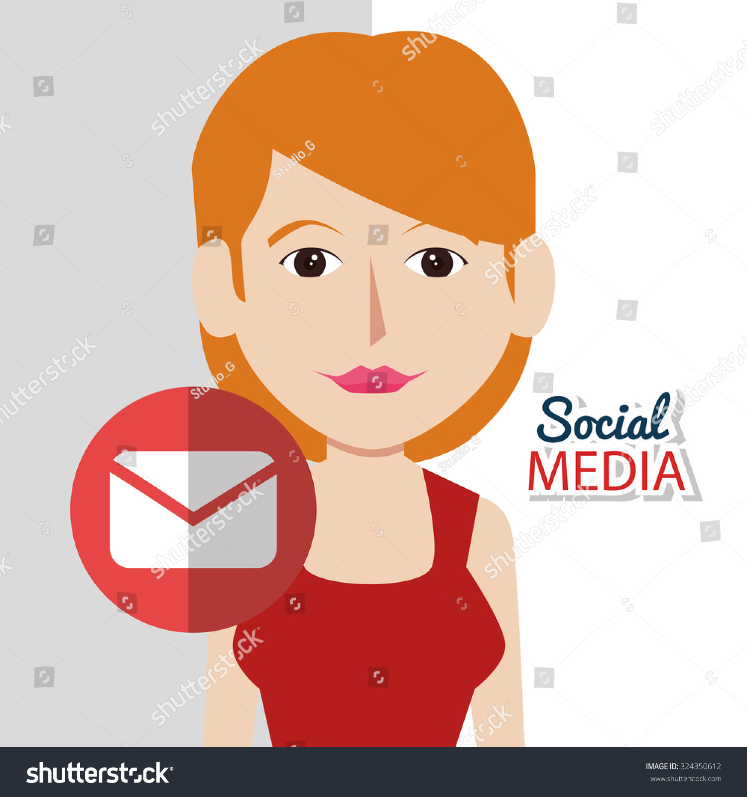 Social Media Icons Design Vector Illustration Stock Vector Royalty