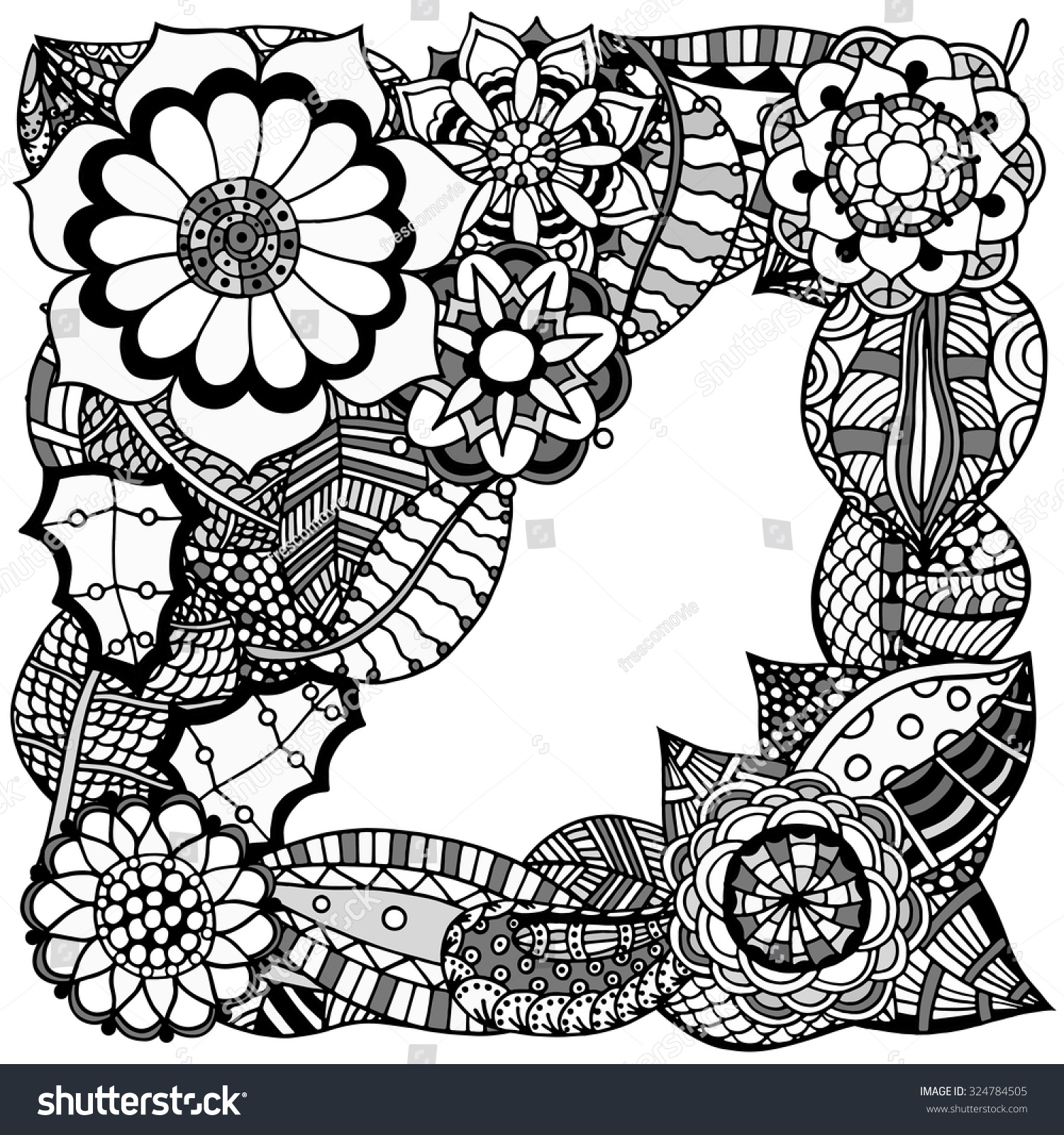 sharpie designs flowers