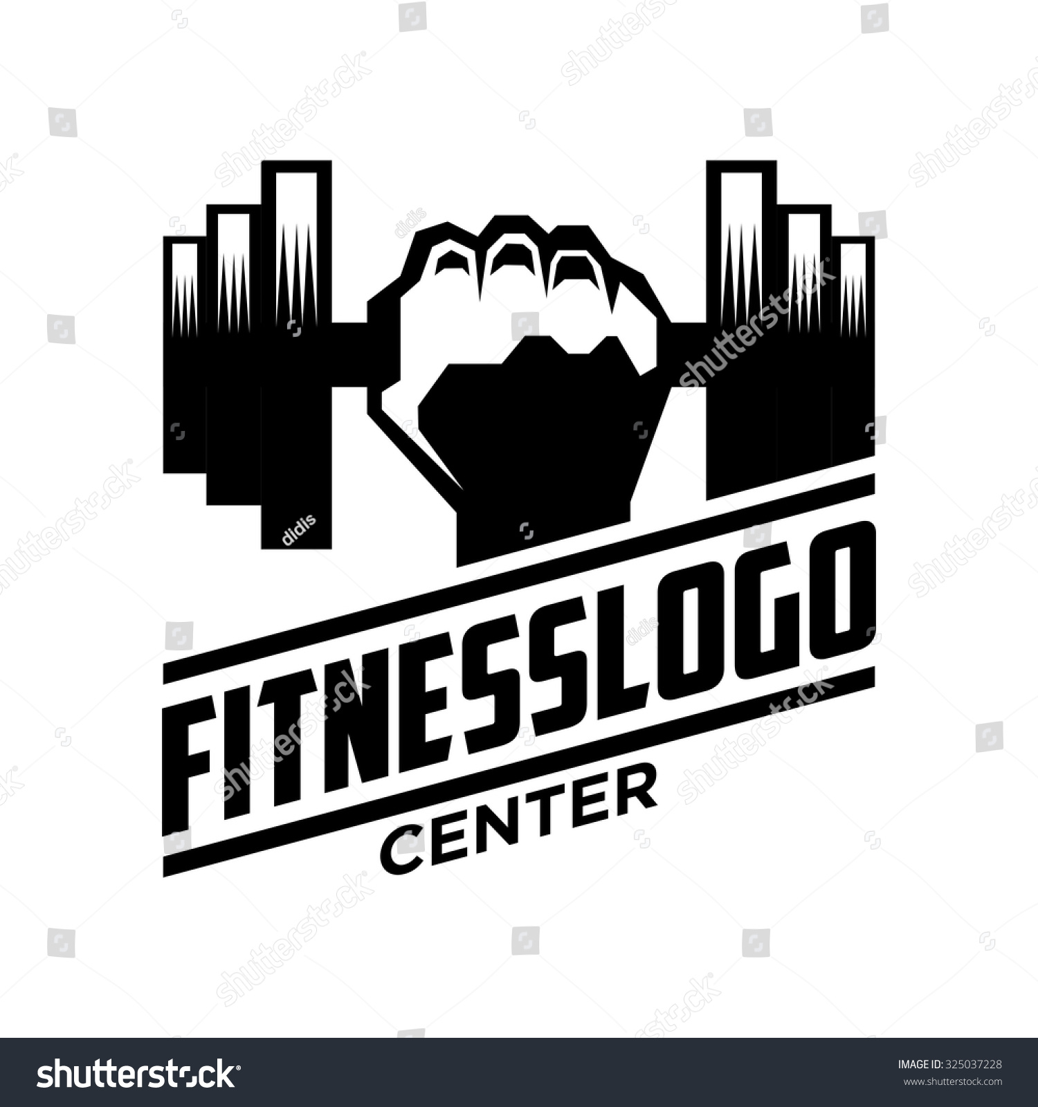 Fitness Logo Template Stock Vector (Royalty Free) 325037228 | Shutterstock