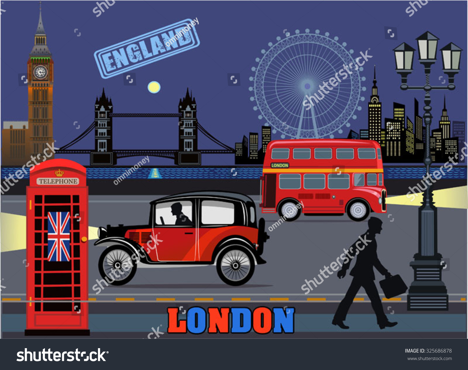 Big Ben Stock Vector (Royalty Free) 325686878 | Shutterstock