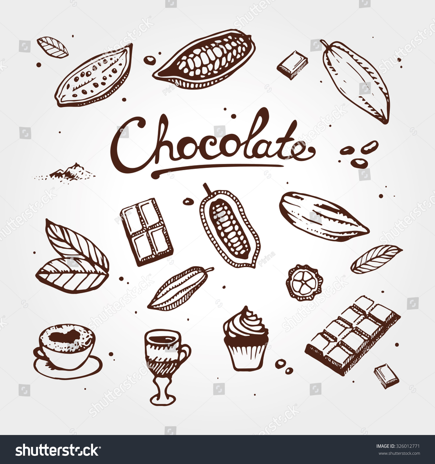 Шоколад вектор Графика