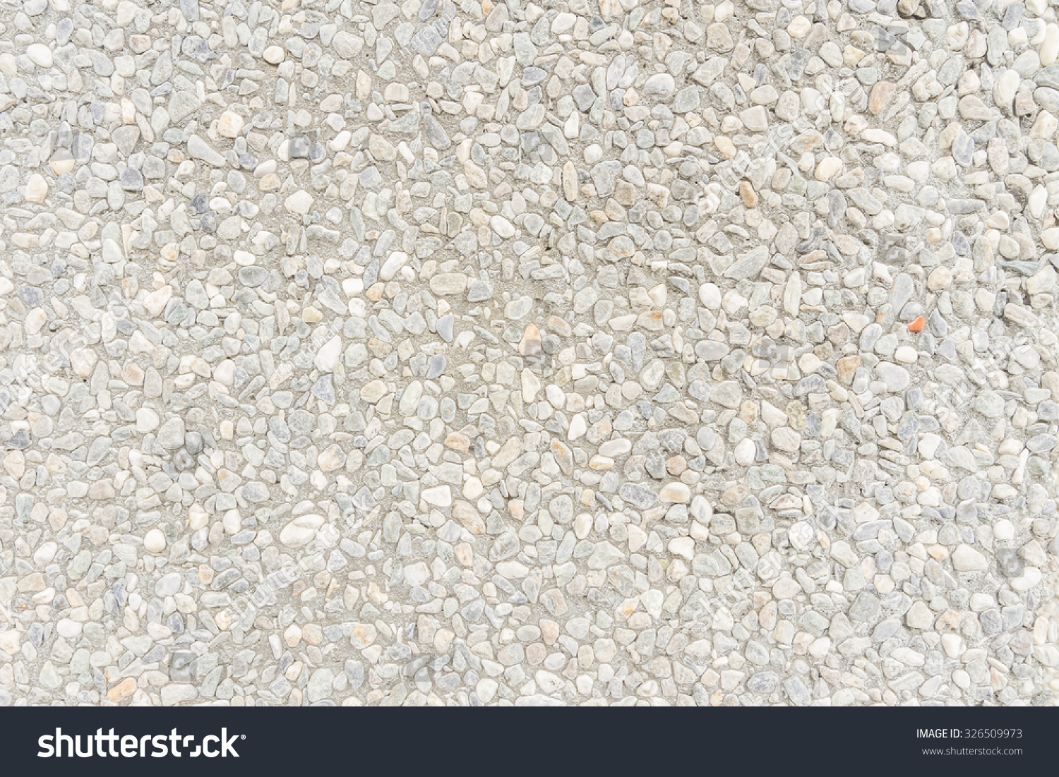 Rough Texture Surface Exposed Aggregate Finish Stock Photo 326509973 ...